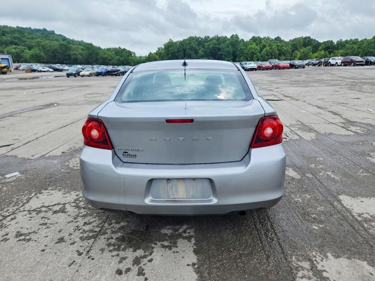 2014 Dodge Avenger Se Silver vin: 1C3CDZAB7EN203701