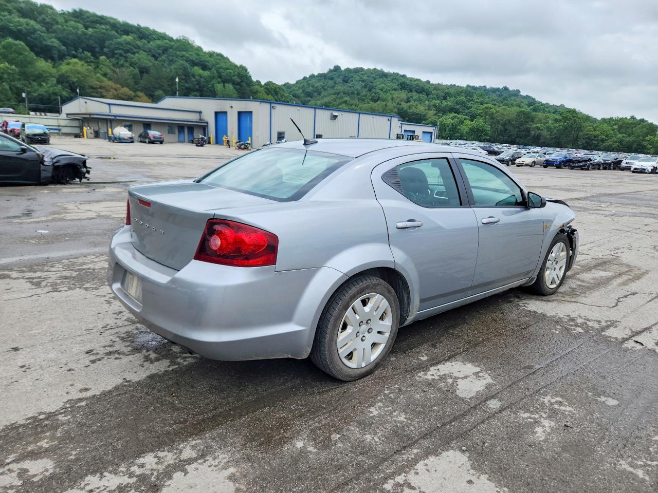 2014 Dodge Avenger Se Silver vin: 1C3CDZAB7EN203701