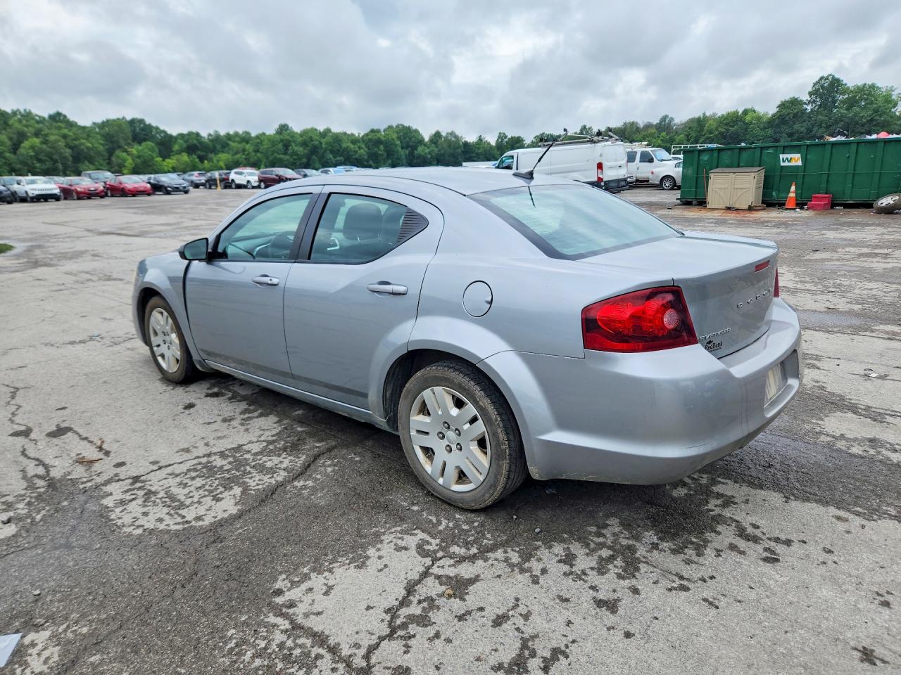 2014 Dodge Avenger Se Silver vin: 1C3CDZAB7EN203701