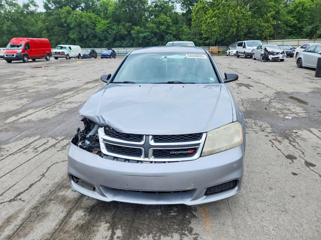 2014 Dodge Avenger Se Silver vin: 1C3CDZAB7EN203701