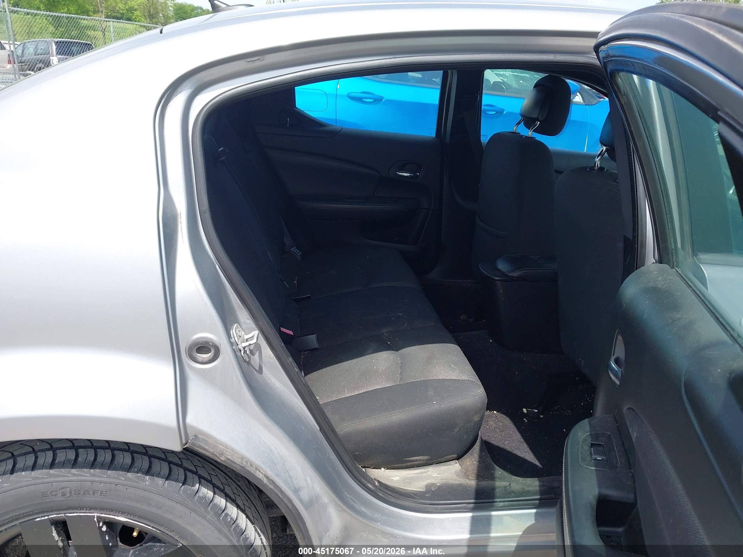 2014 Dodge Avenger Se Silver vin: 1C3CDZAB7EN220174