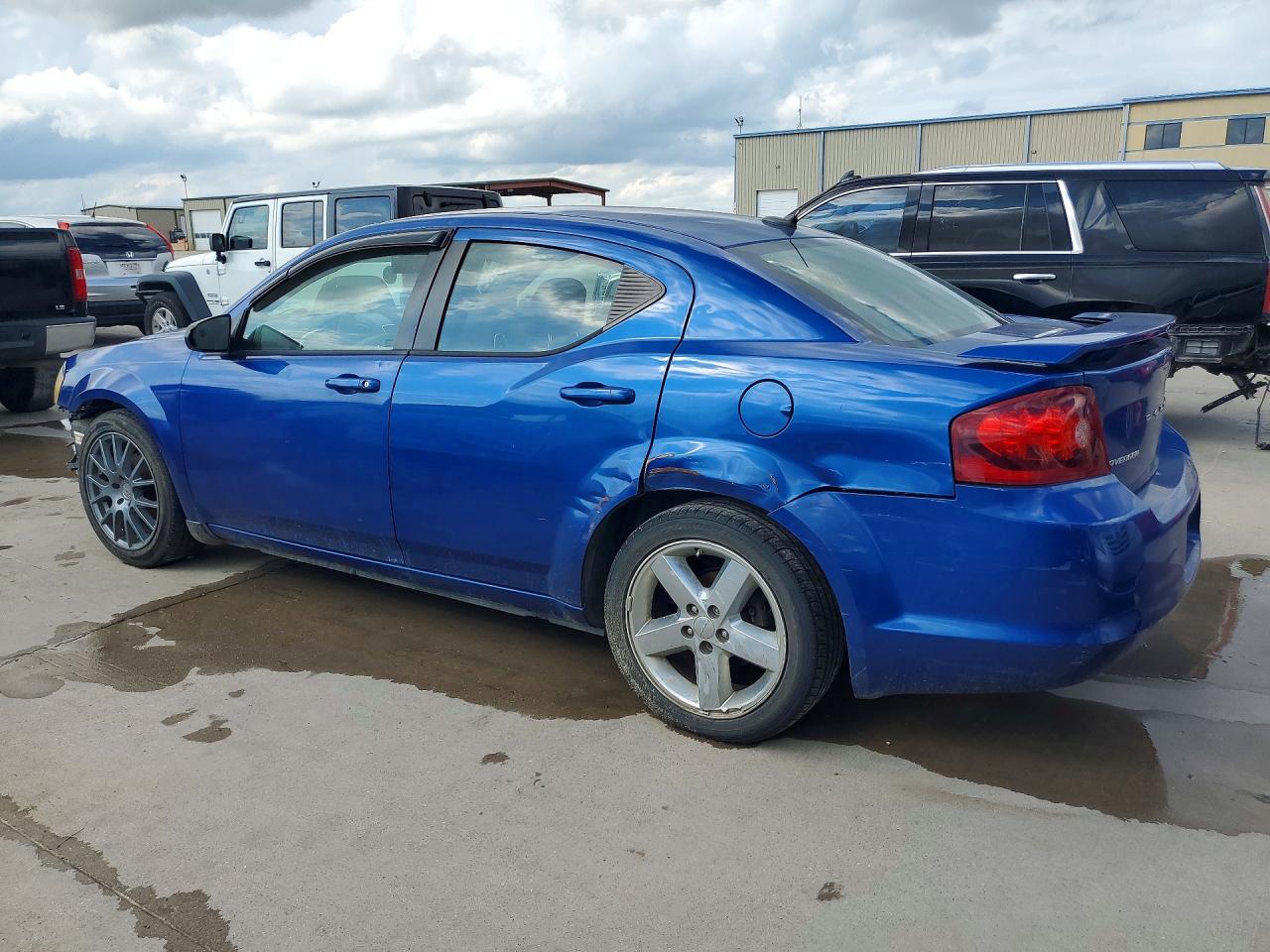 2014 Dodge Avenger Se Blue vin: 1C3CDZAB7EN220305