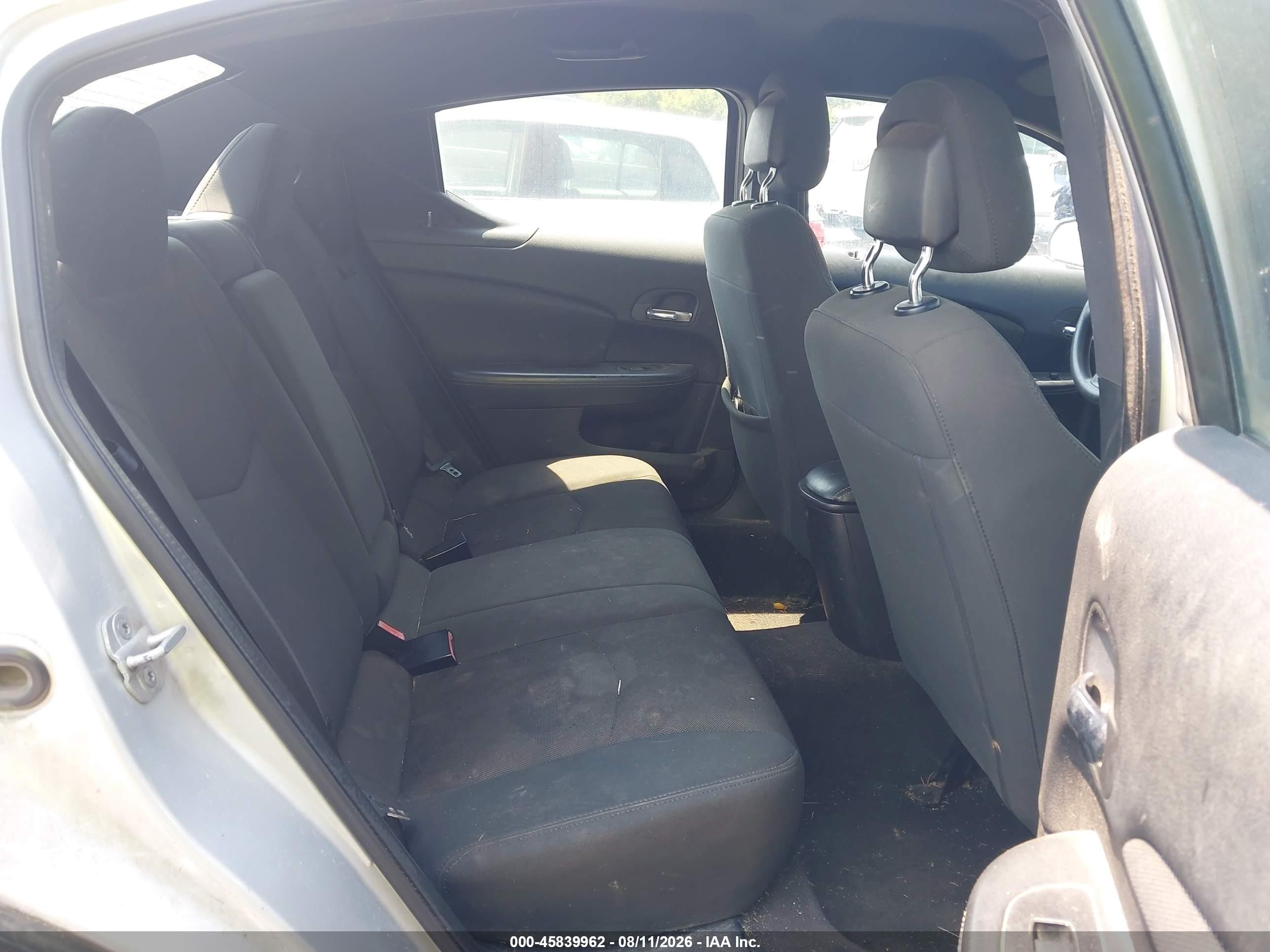 2012 Dodge Avenger Se Silver vin: 1C3CDZAB8CN141688
