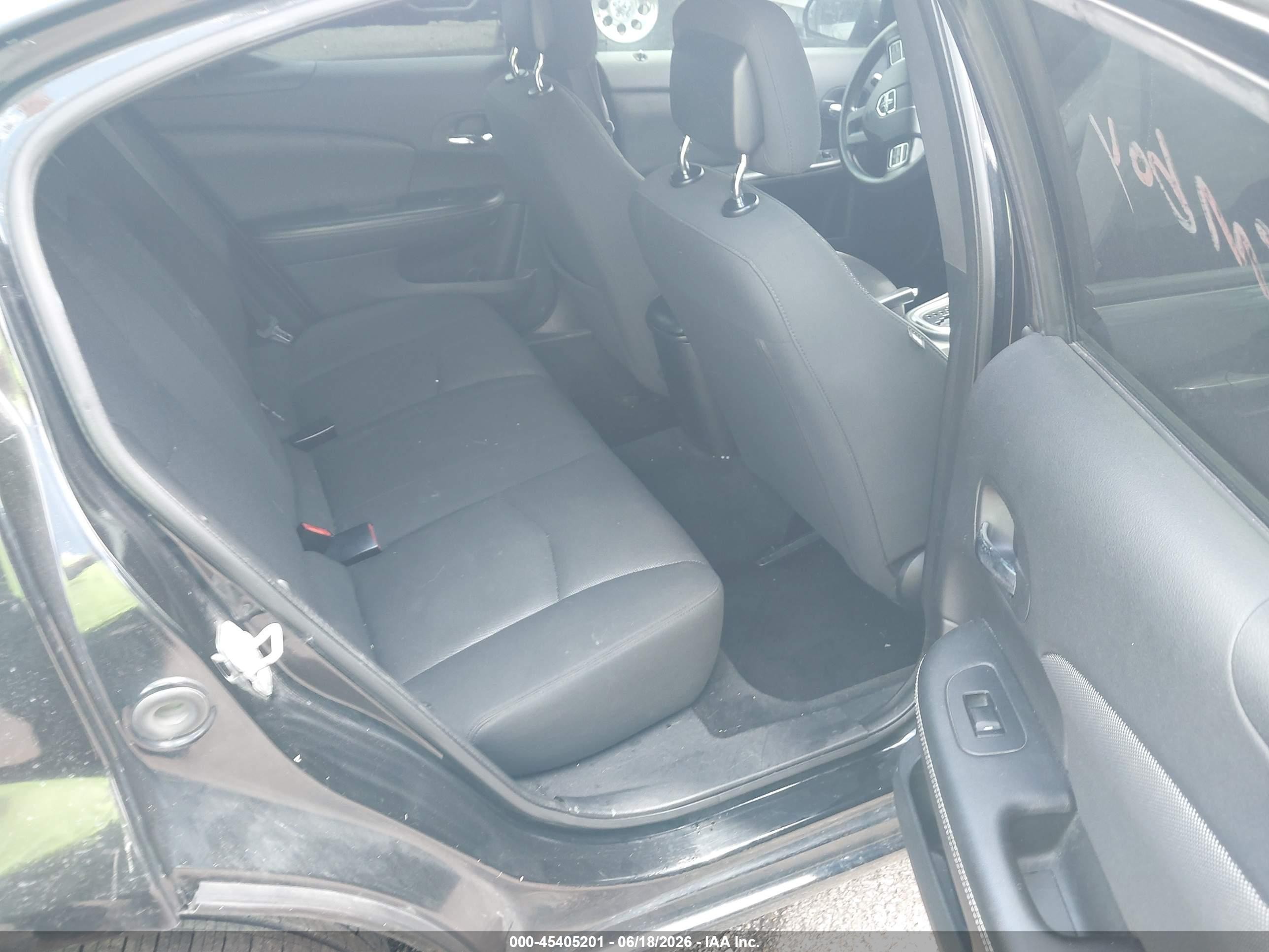 2012 Dodge Avenger Se Black vin: 1C3CDZAB8CN150925