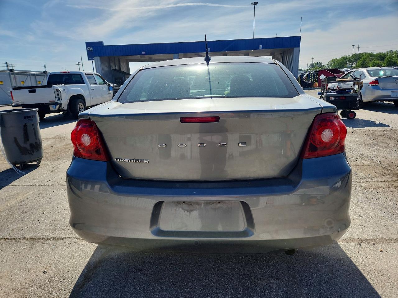 2012 Dodge Avenger Se Gray vin: 1C3CDZAB8CN157700