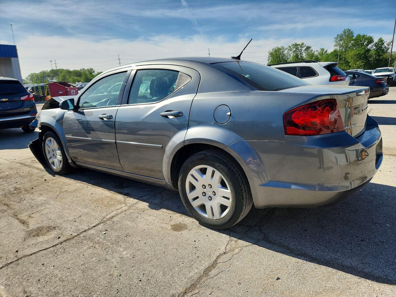 2012 Dodge Avenger Se Gray vin: 1C3CDZAB8CN157700