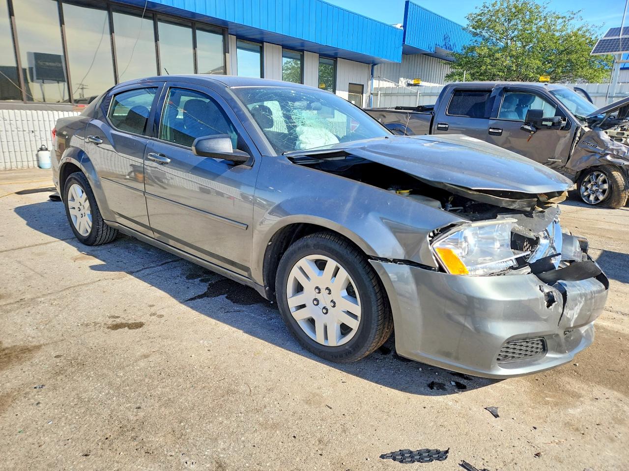 2012 Dodge Avenger Se Gray vin: 1C3CDZAB8CN157700