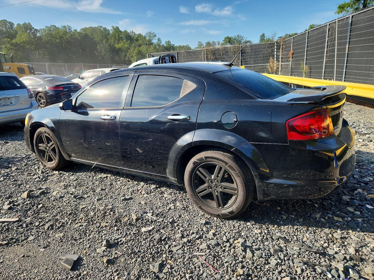 2012 Dodge Avenger Se Black vin: 1C3CDZAB8CN173394
