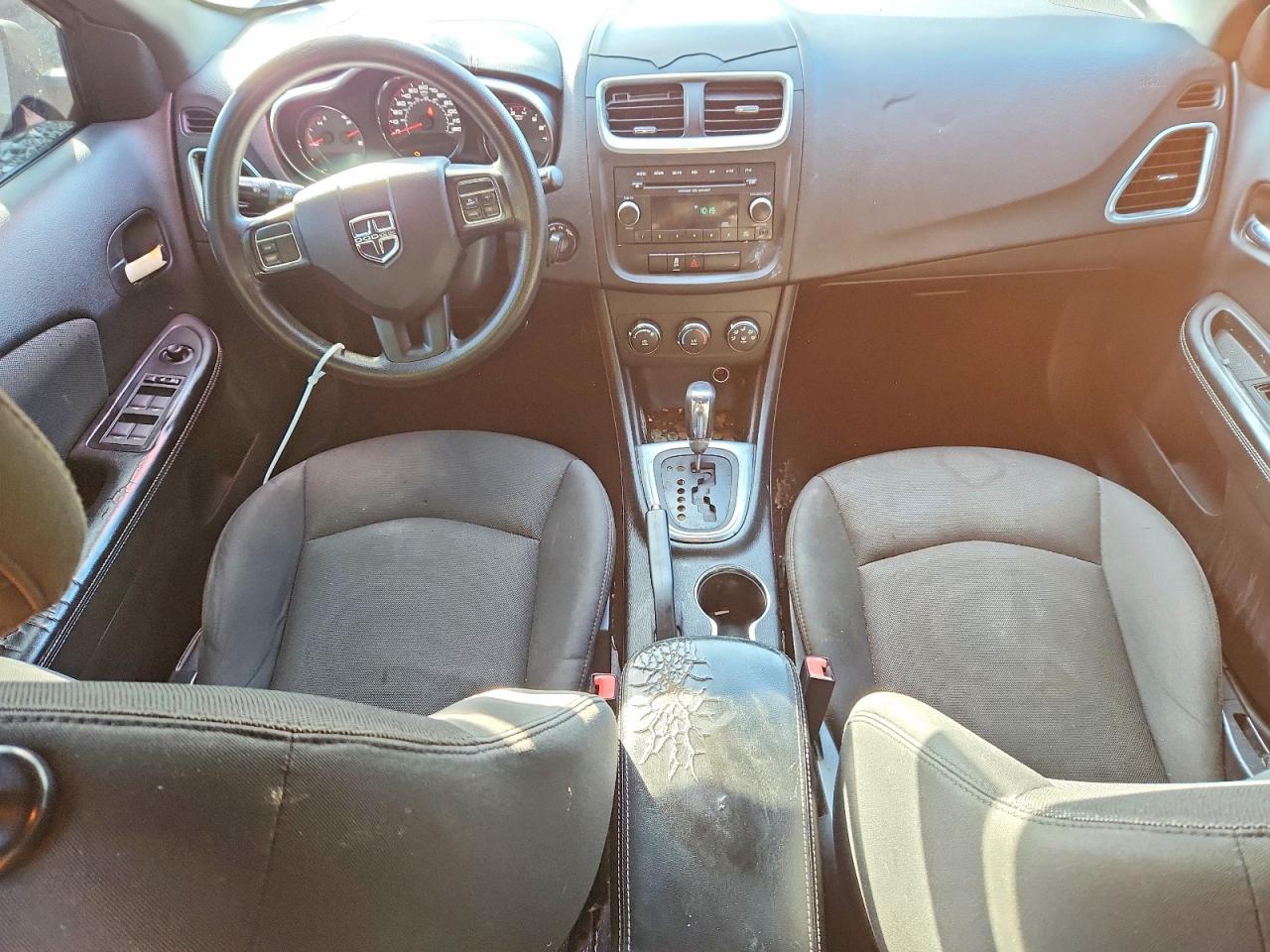 2012 Dodge Avenger Se Black vin: 1C3CDZAB8CN173394