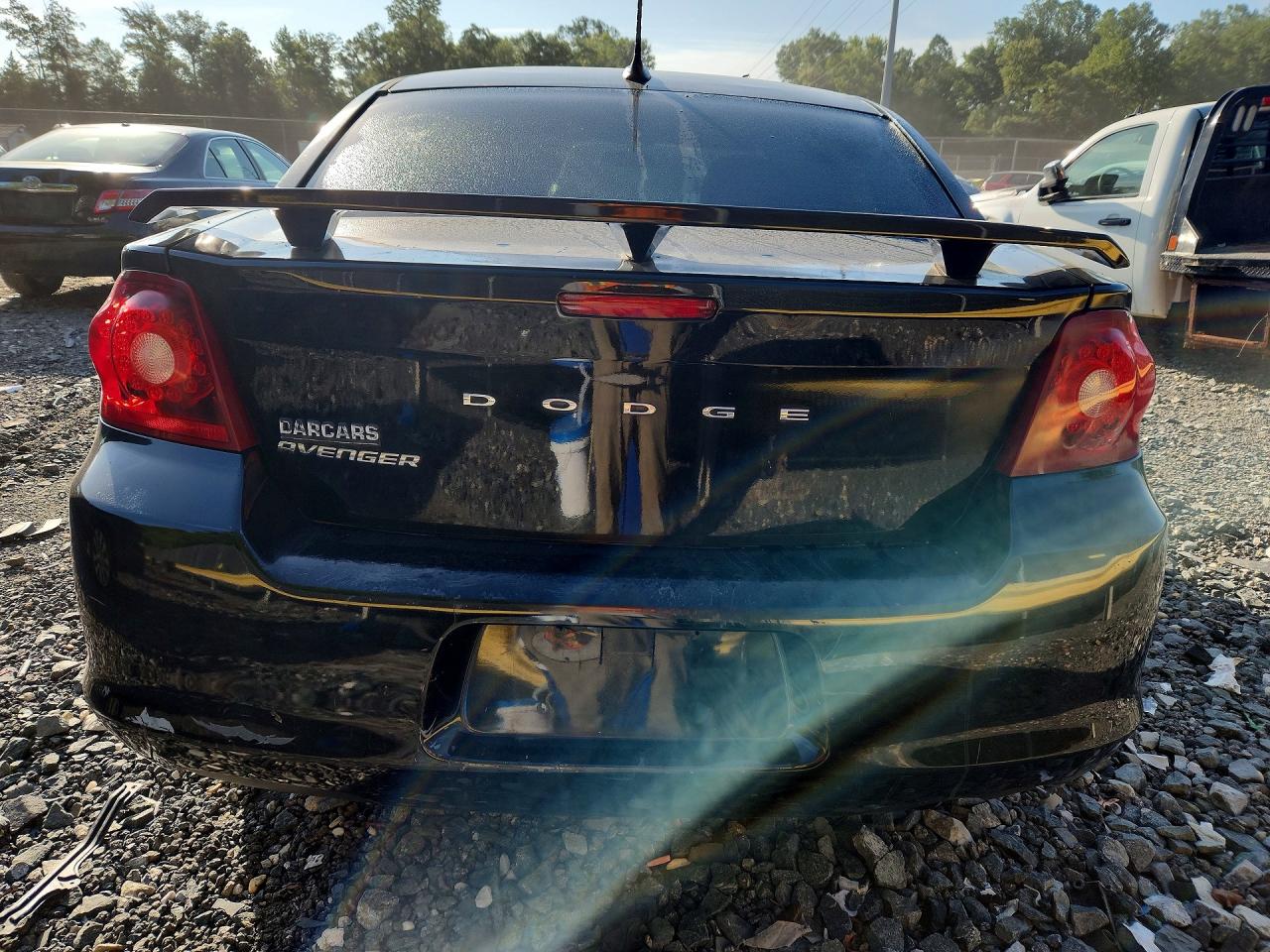 2012 Dodge Avenger Se Black vin: 1C3CDZAB8CN173394