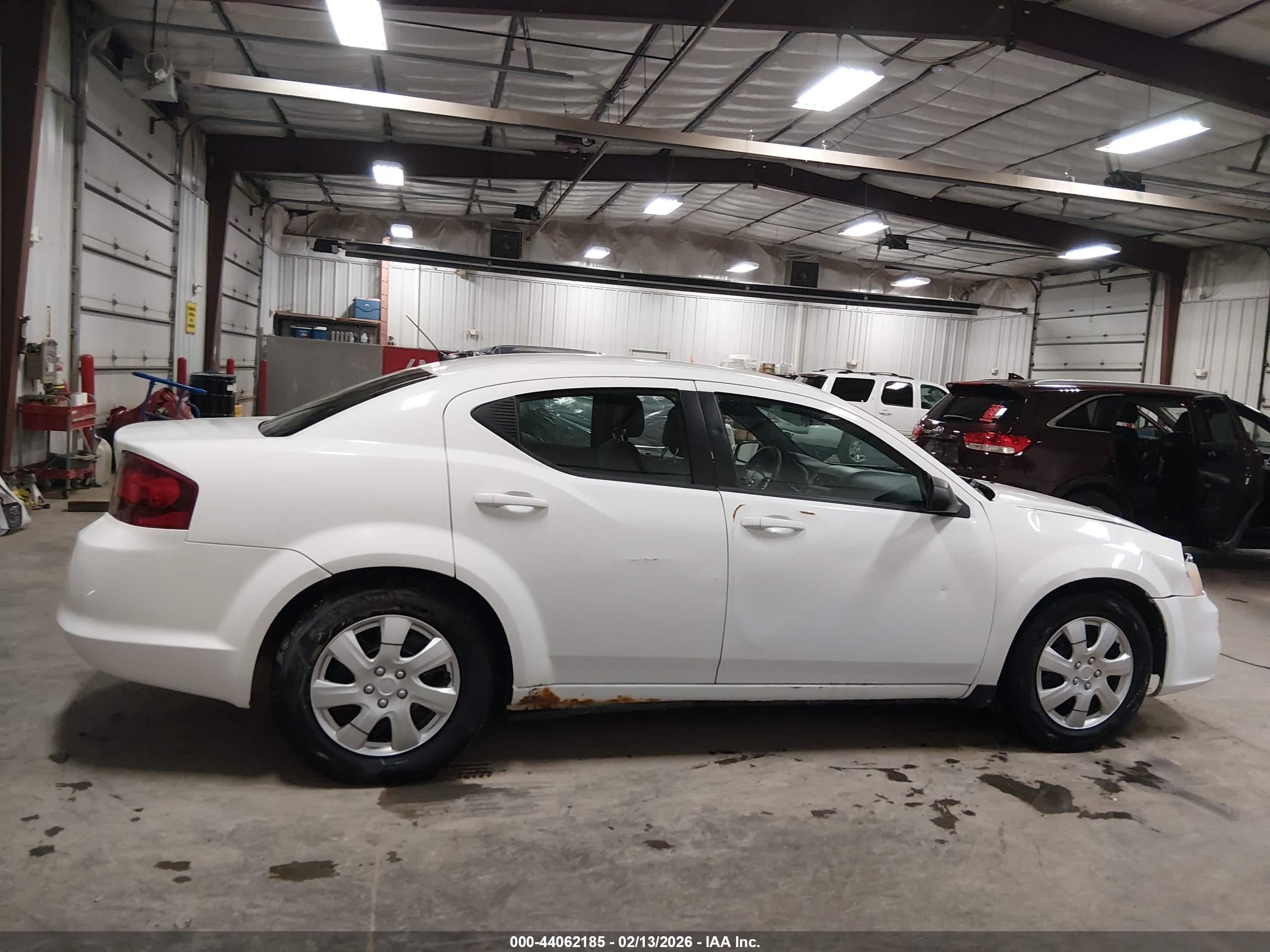 2012 Dodge Avenger Se White vin: 1C3CDZAB8CN220374