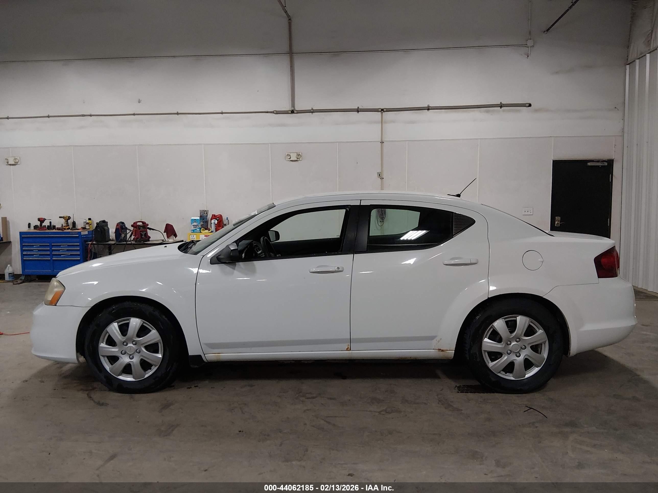 2012 Dodge Avenger Se White vin: 1C3CDZAB8CN220374
