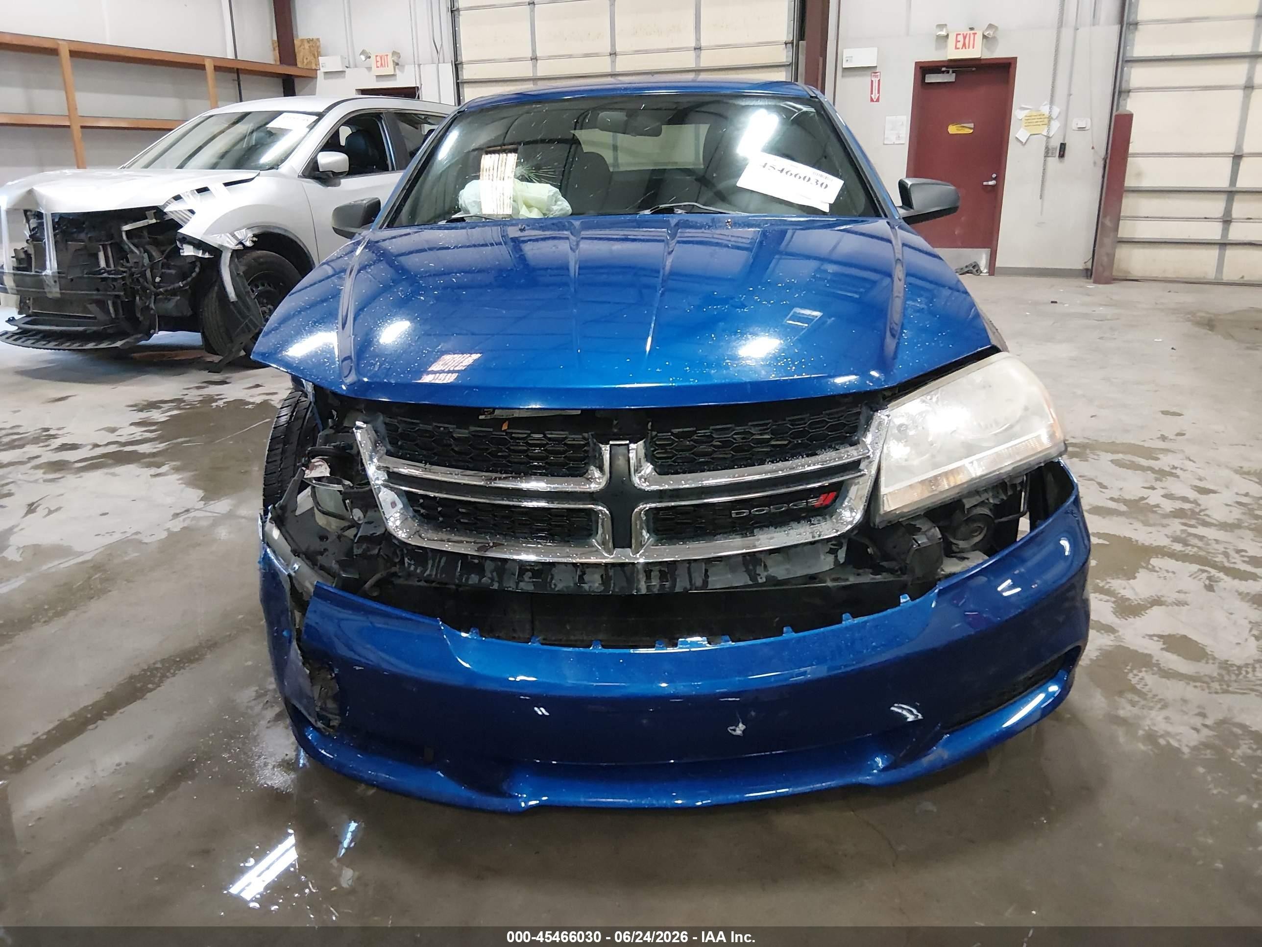 2012 Dodge Avenger Se Blue vin: 1C3CDZAB8CN259661