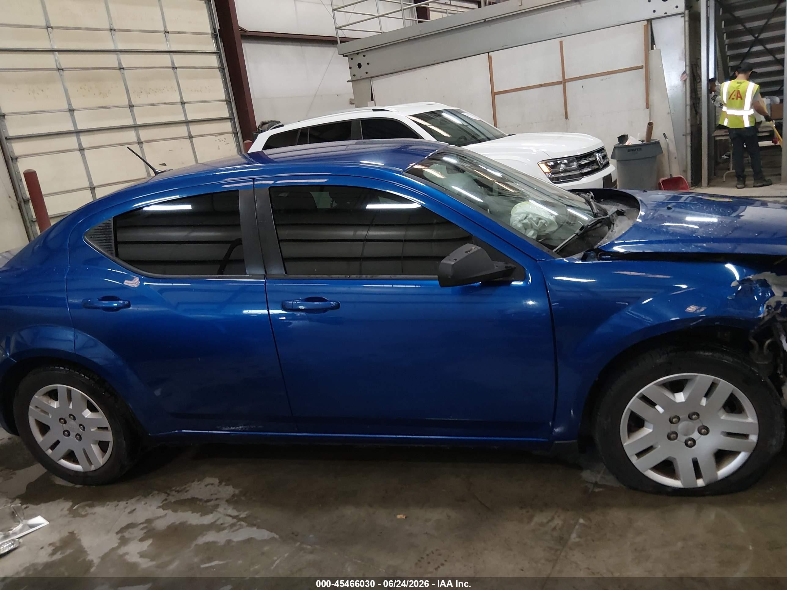 2012 Dodge Avenger Se Blue vin: 1C3CDZAB8CN259661
