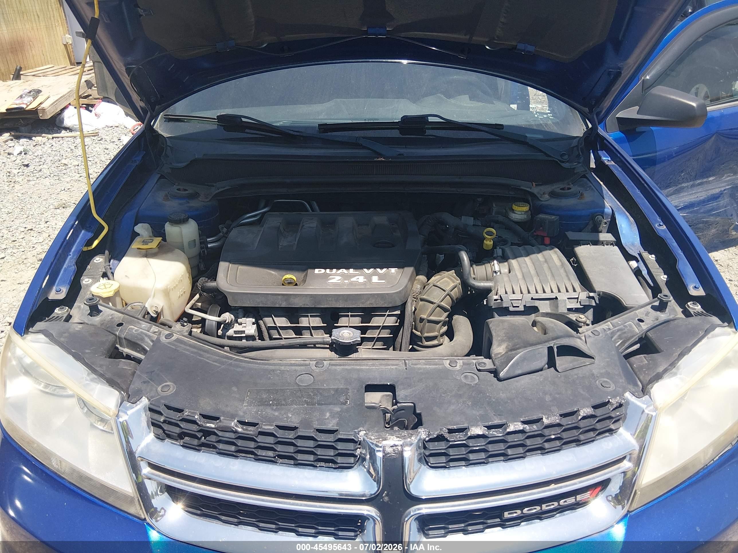 2012 Dodge Avenger Se Синий vin: 1C3CDZAB8CN265511