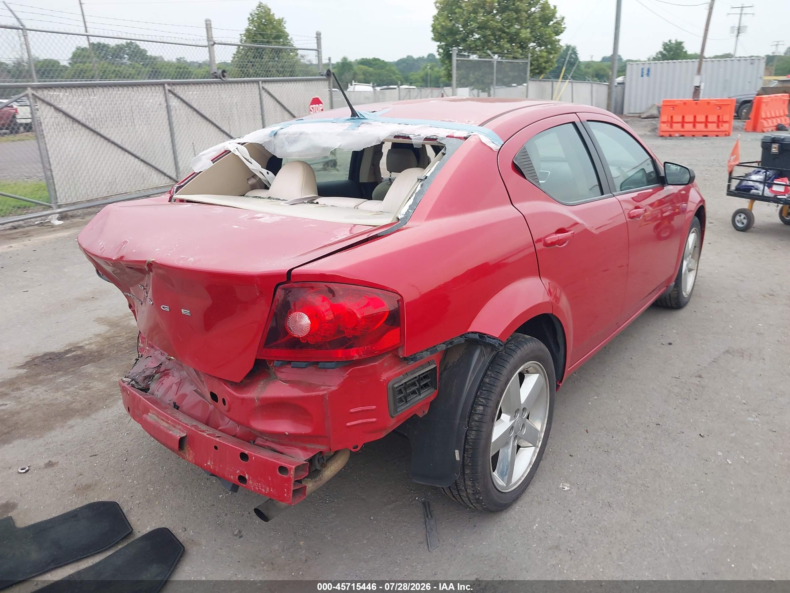 2013 Dodge Avenger Se Red vin: 1C3CDZAB8DL628189