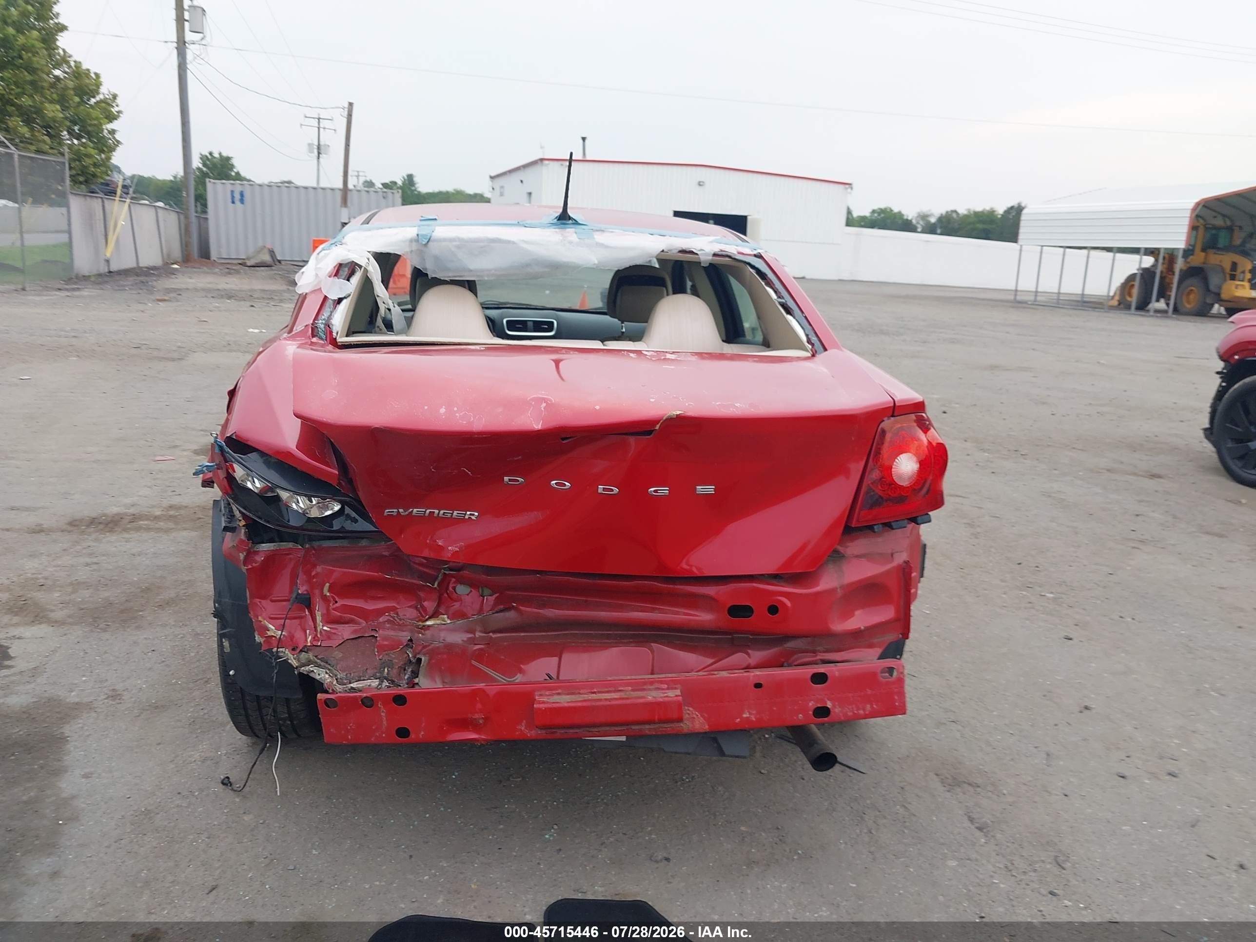 2013 Dodge Avenger Se Red vin: 1C3CDZAB8DL628189