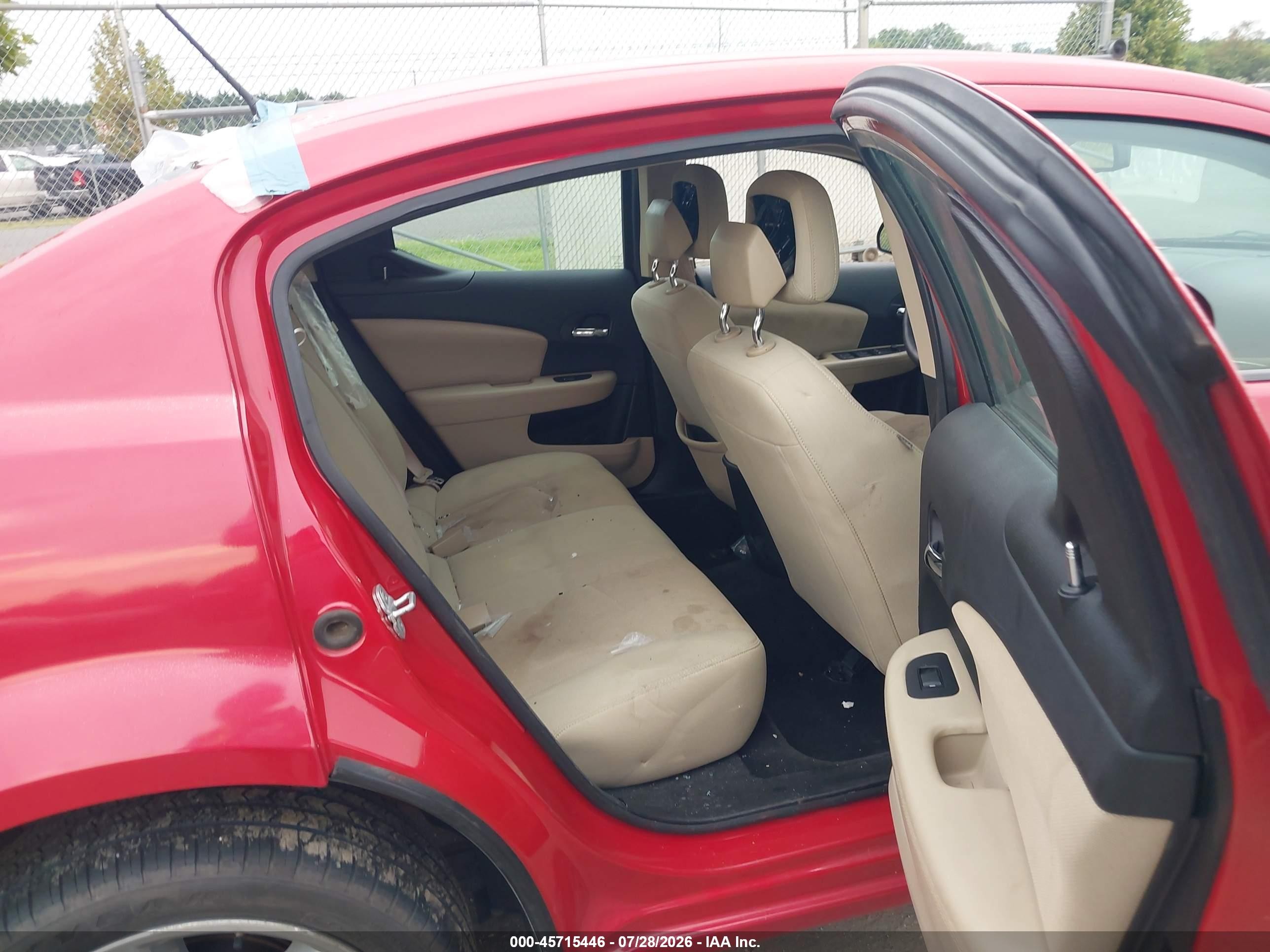 2013 Dodge Avenger Se Red vin: 1C3CDZAB8DL628189