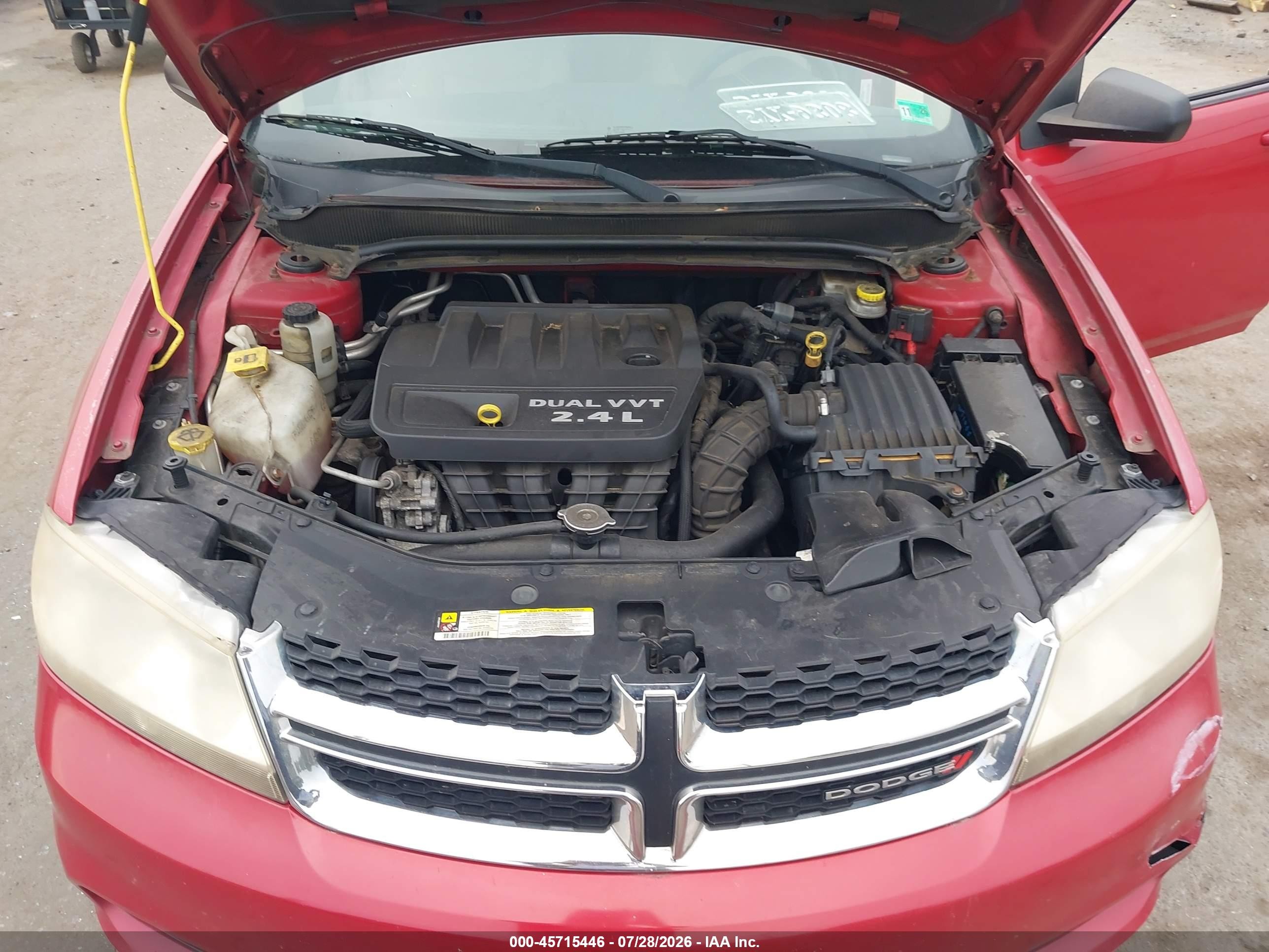 2013 Dodge Avenger Se Red vin: 1C3CDZAB8DL628189