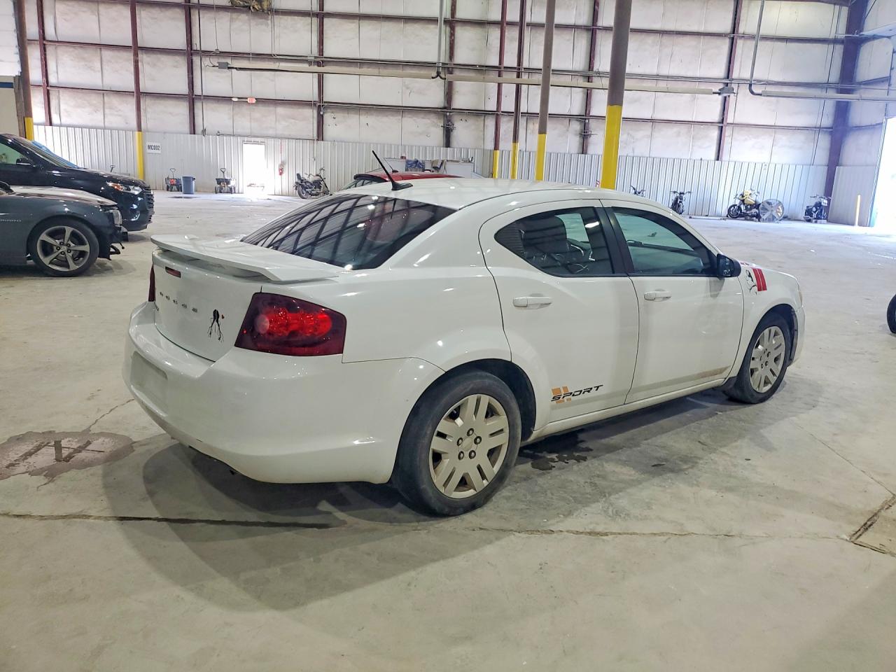2013 Dodge Avenger Se White vin: 1C3CDZAB8DN530588