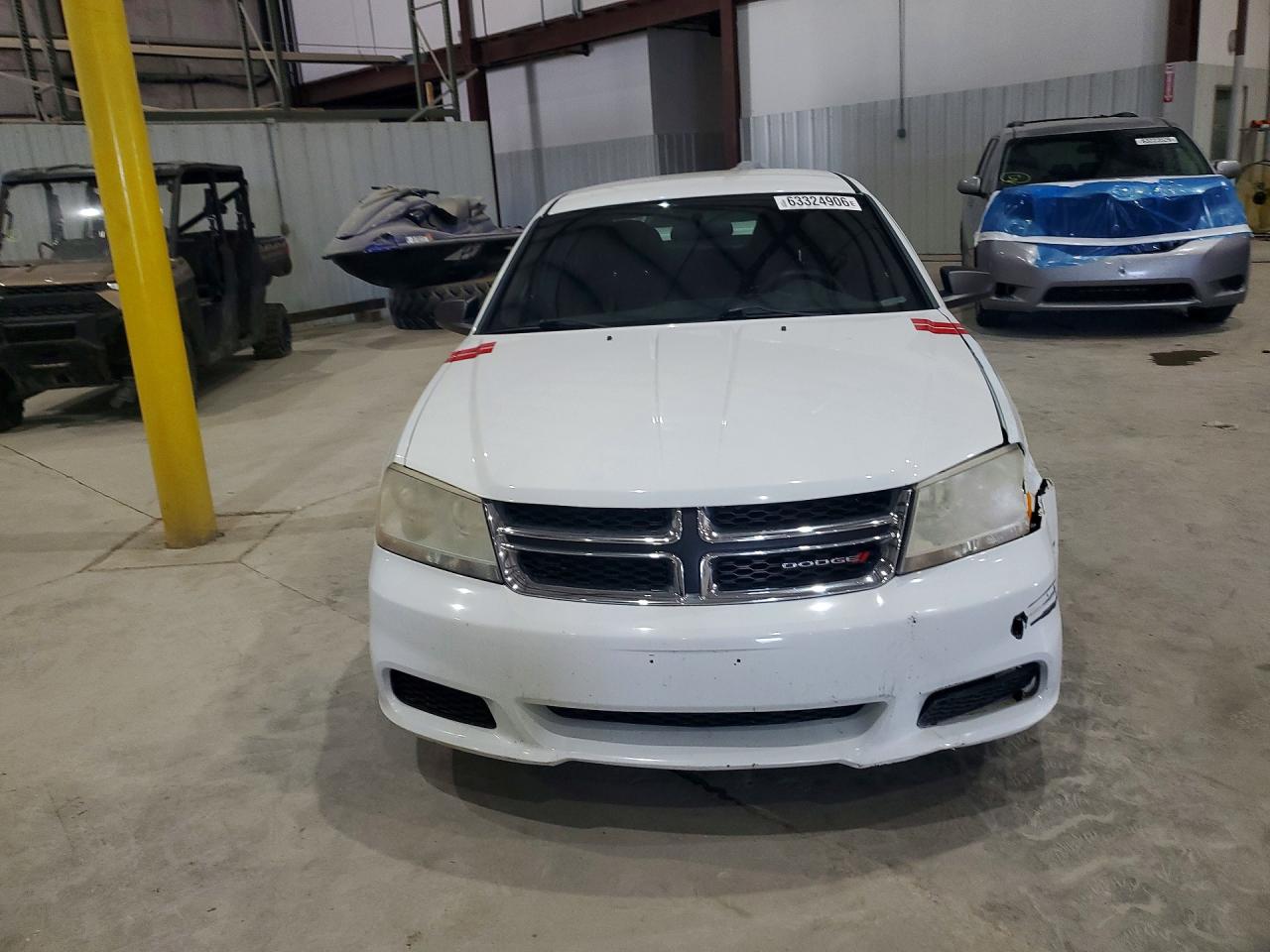 2013 Dodge Avenger Se White vin: 1C3CDZAB8DN530588