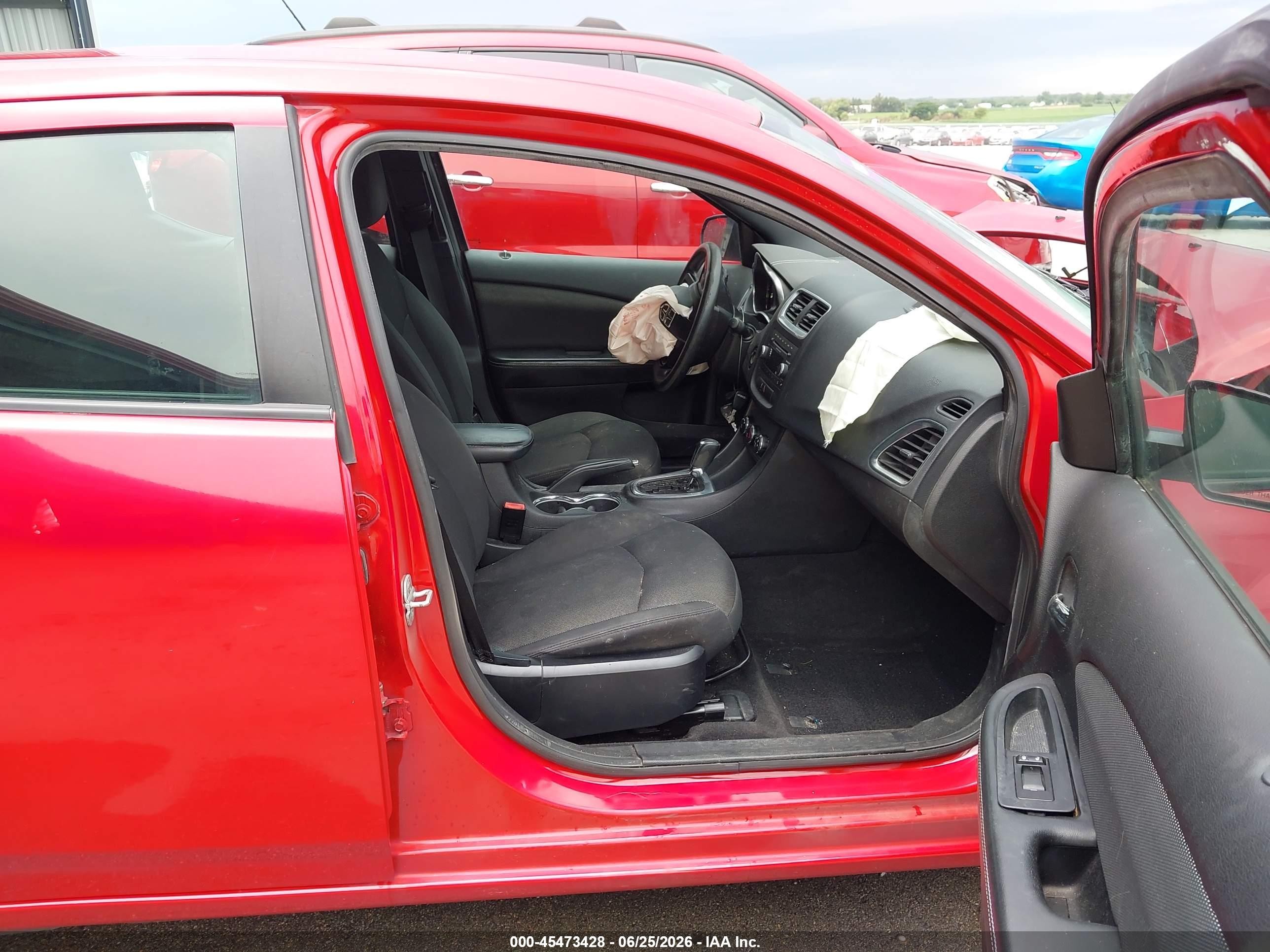 2013 Dodge Avenger Se Red vin: 1C3CDZAB8DN588314