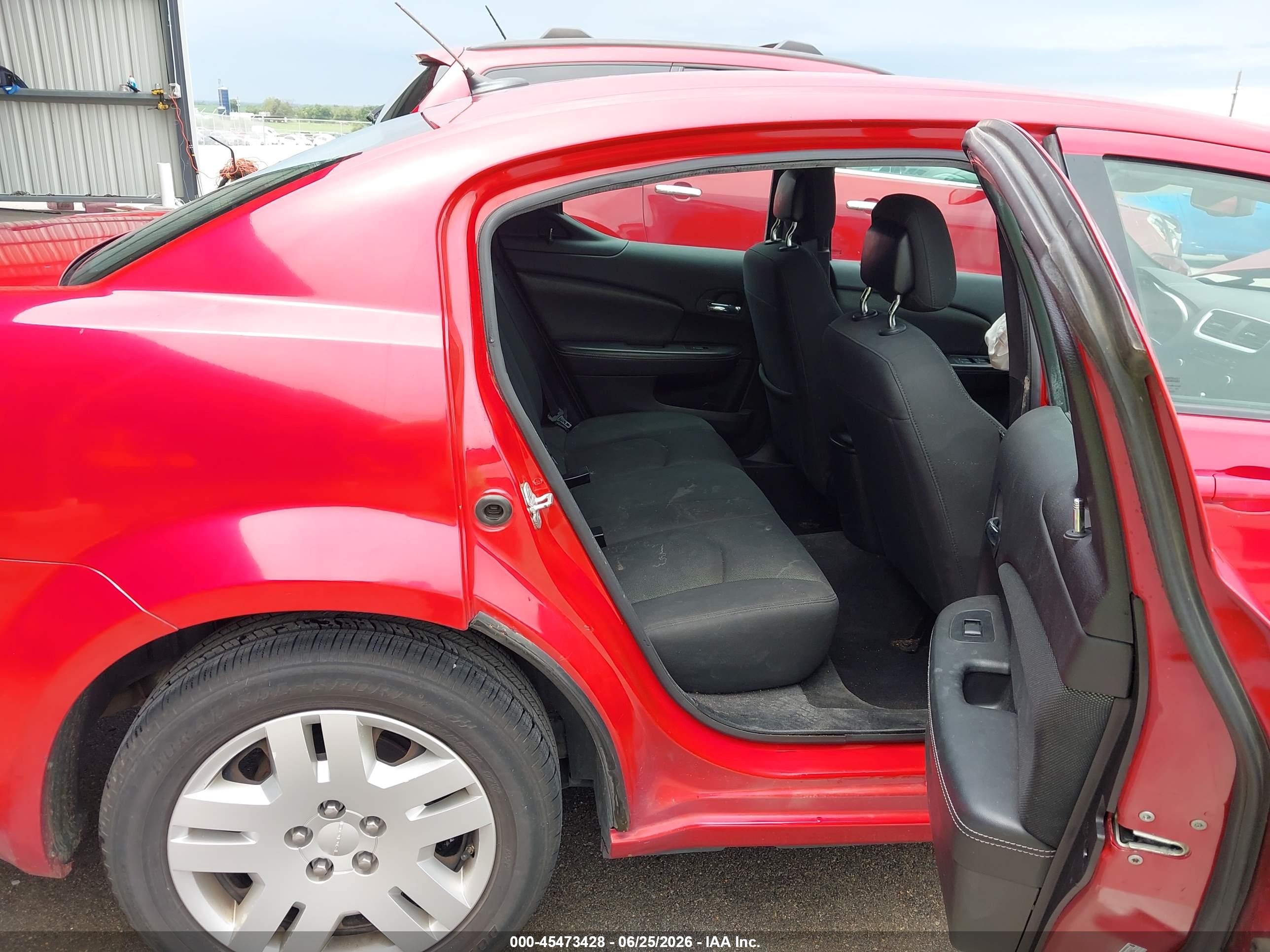 2013 Dodge Avenger Se Red vin: 1C3CDZAB8DN588314