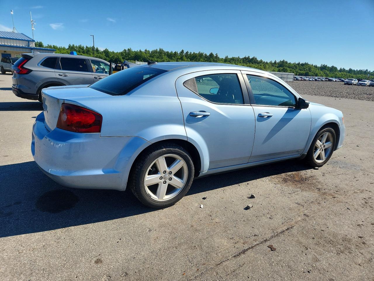 2013 Dodge Avenger Se Синий vin: 1C3CDZAB8DN644106