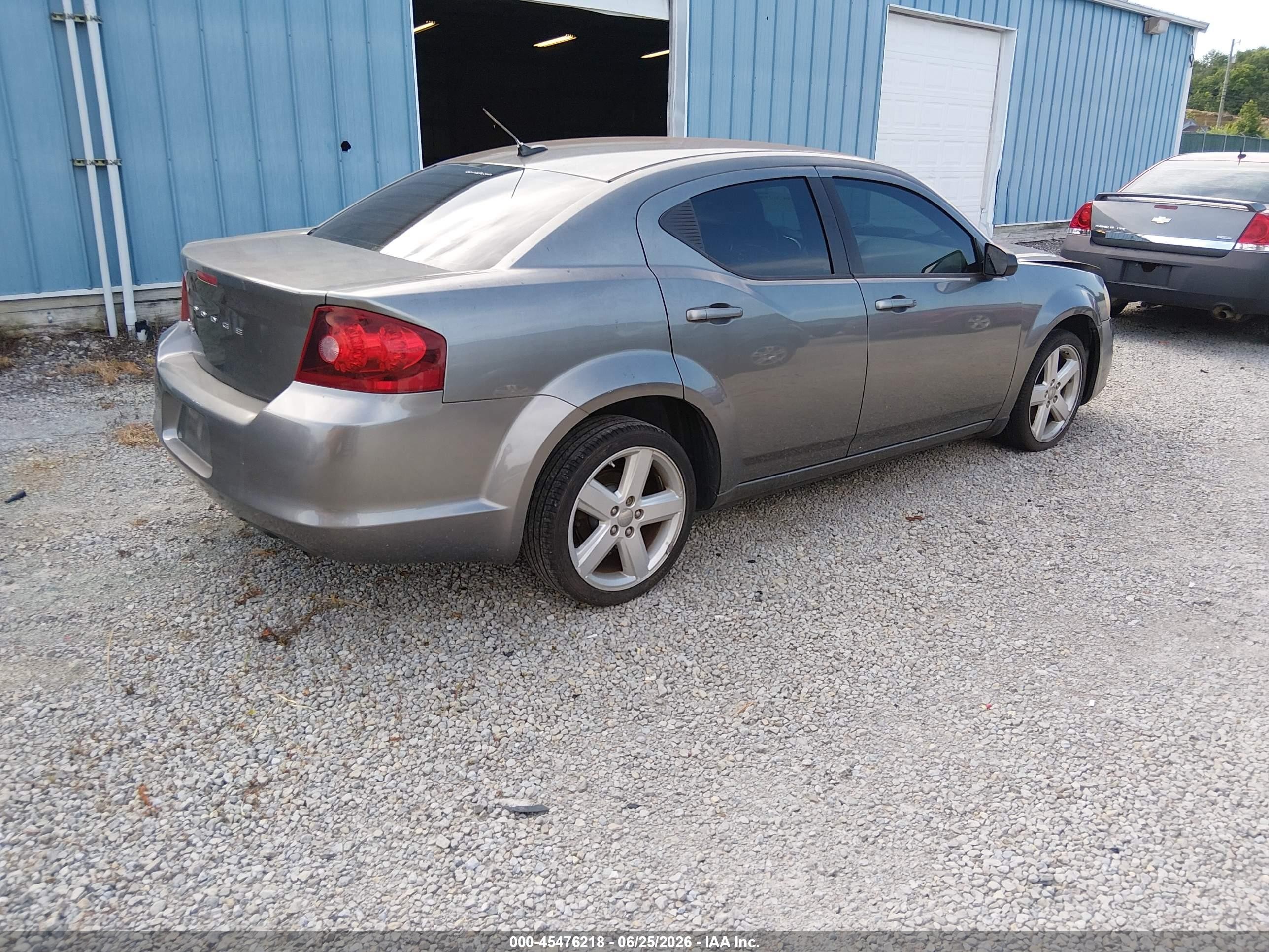 2013 Dodge Avenger Se Gray vin: 1C3CDZAB8DN708256