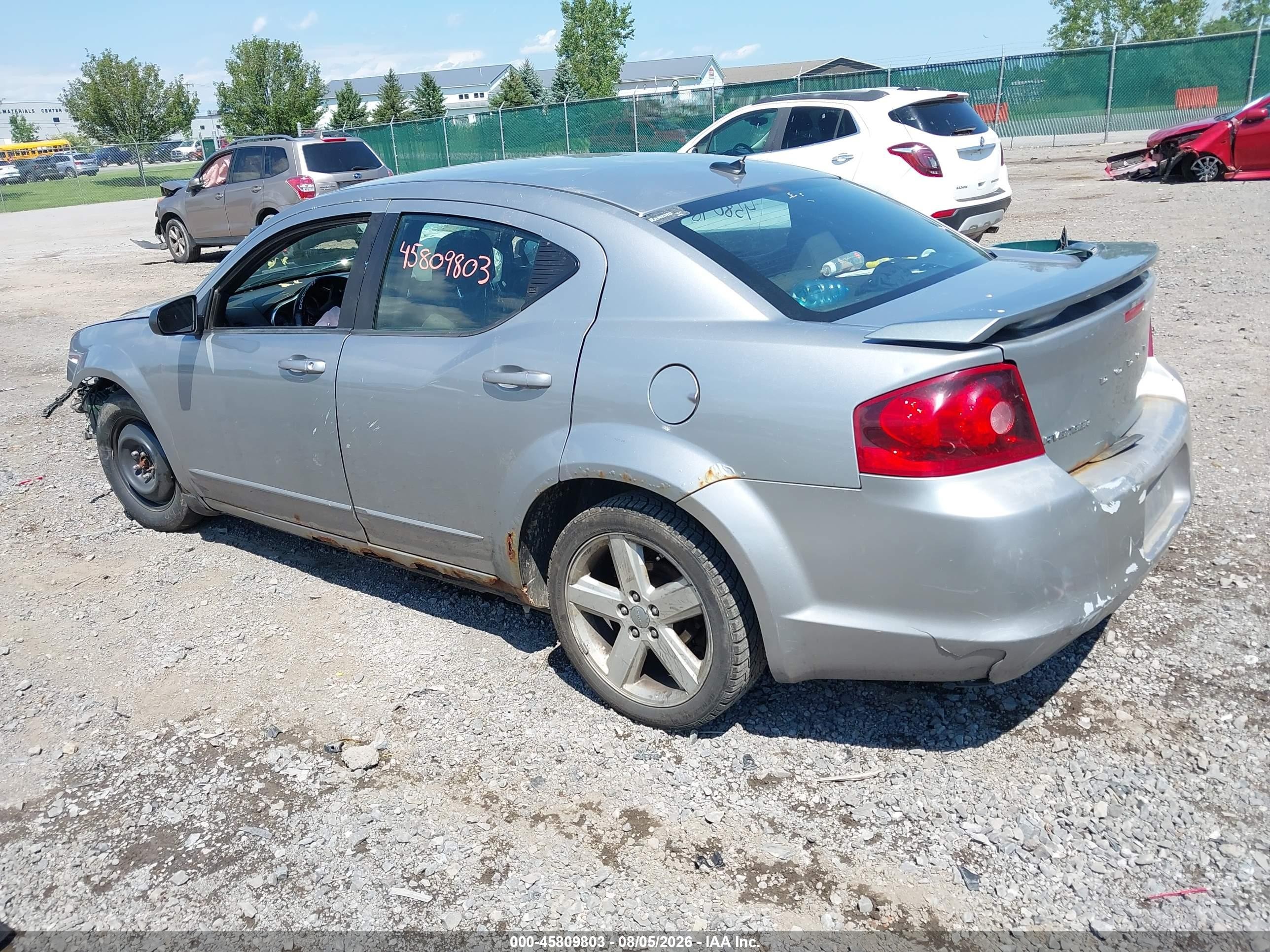 2013 Dodge Avenger Se Серый vin: 1C3CDZAB8DN741354