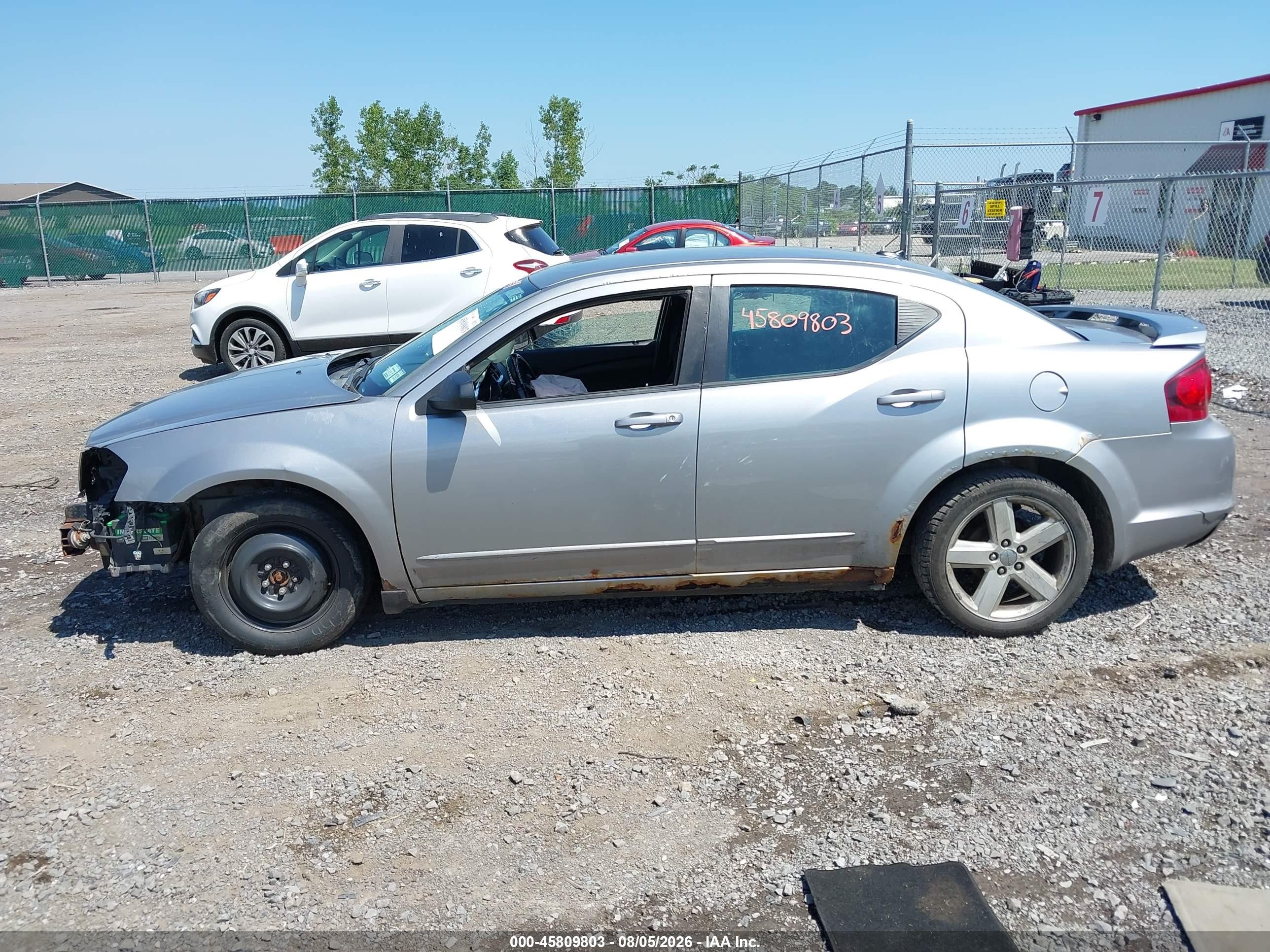 2013 Dodge Avenger Se Серый vin: 1C3CDZAB8DN741354