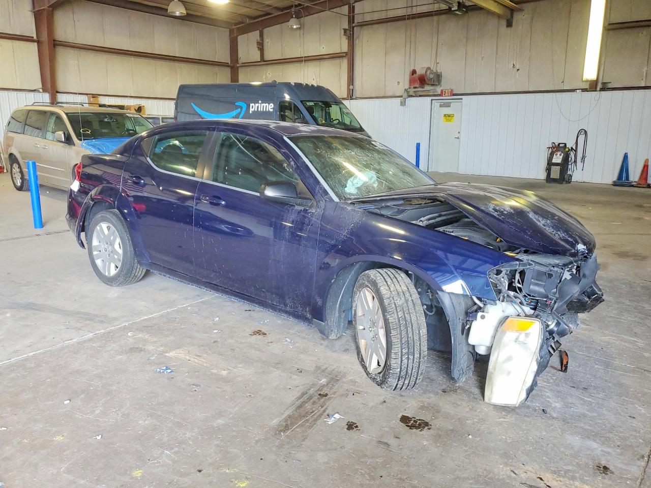 2014 Dodge Avenger Se Blue vin: 1C3CDZAB8EN111108
