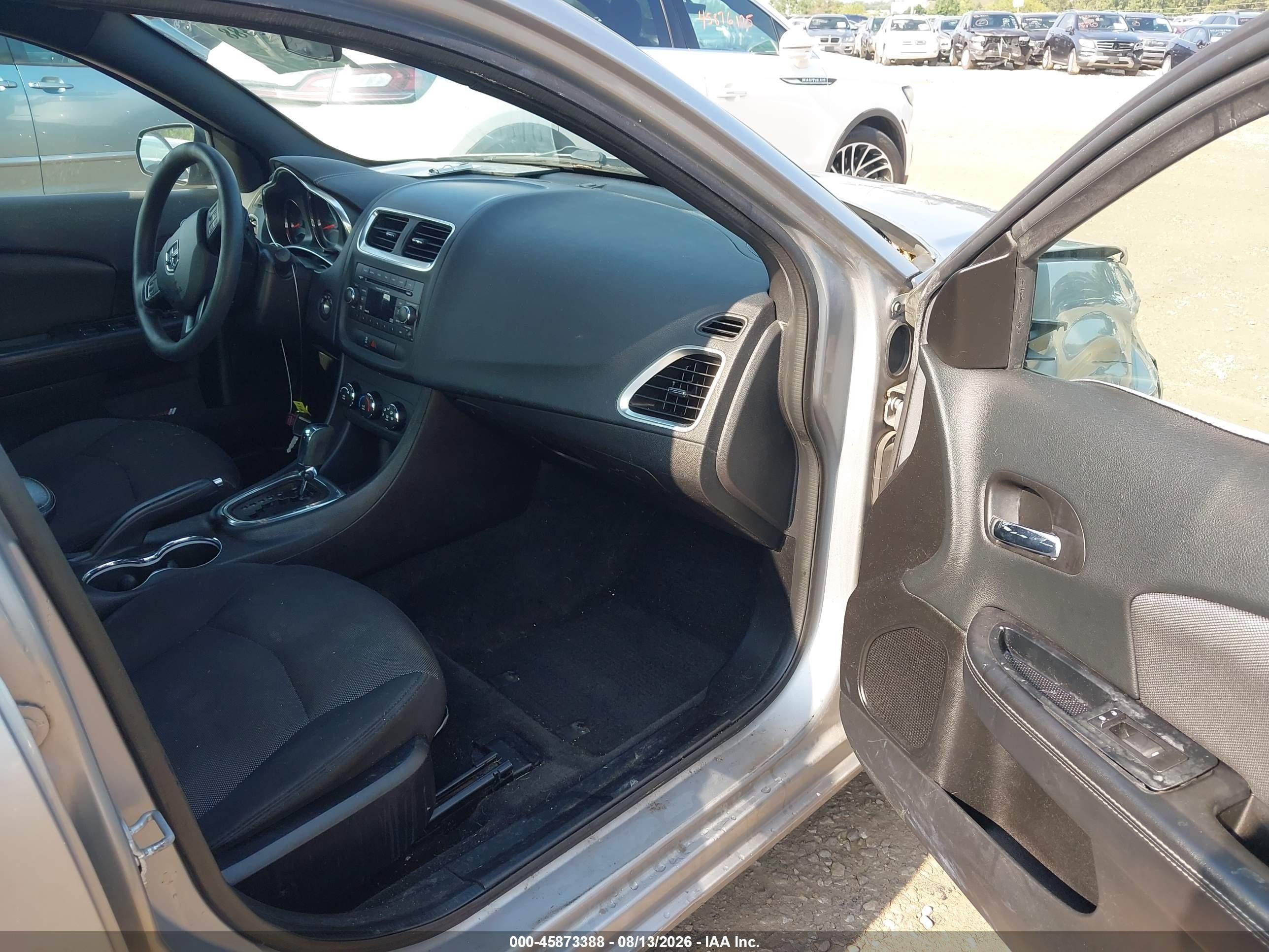 2014 Dodge Avenger Se Gray vin: 1C3CDZAB8EN116308