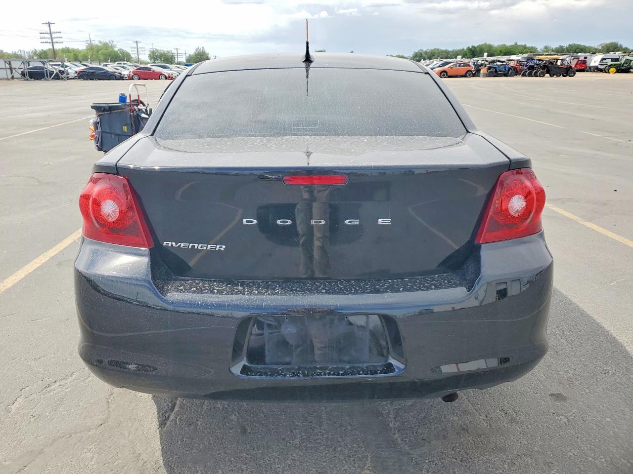 2014 Dodge Avenger Se Black vin: 1C3CDZAB8EN133495