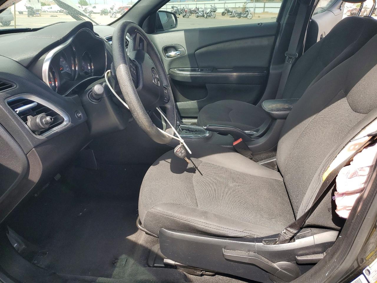 2014 Dodge Avenger Se Black vin: 1C3CDZAB8EN133495