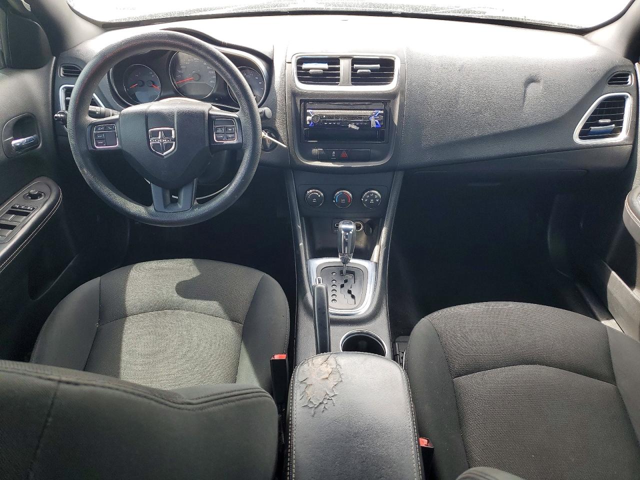 2014 Dodge Avenger Se Black vin: 1C3CDZAB8EN133495