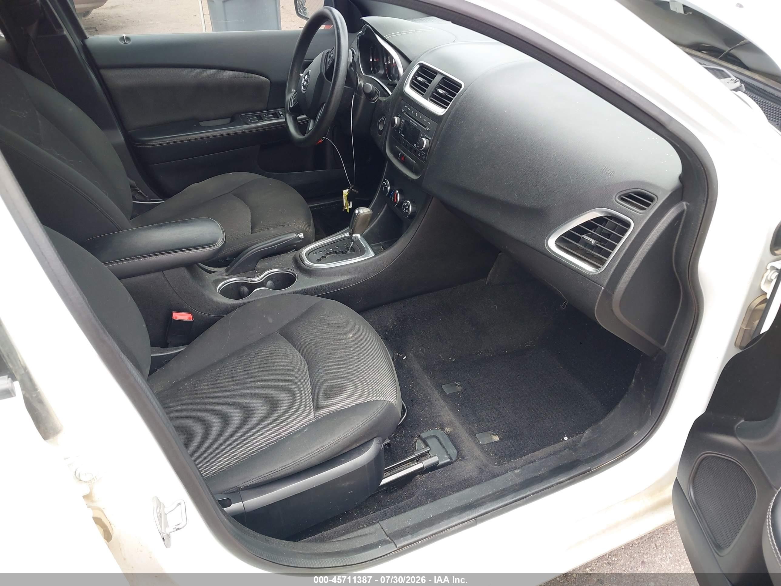 2014 Dodge Avenger Se White vin: 1C3CDZAB8EN139989