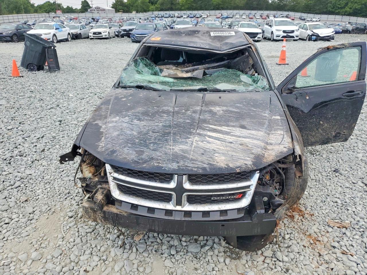 2014 Dodge Avenger Se Black vin: 1C3CDZAB8EN153777