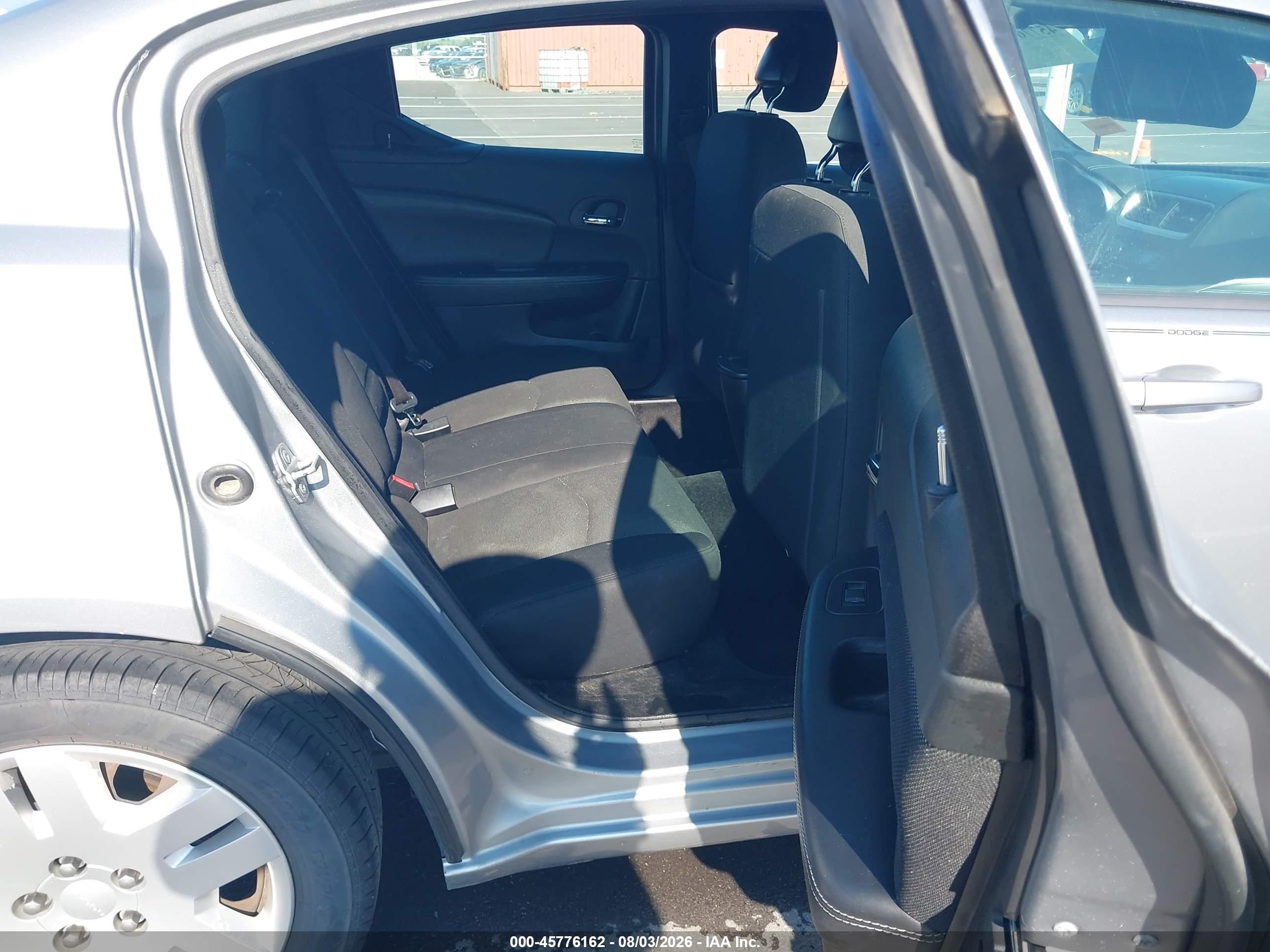 2014 Dodge Avenger Se Silver vin: 1C3CDZAB8EN161118