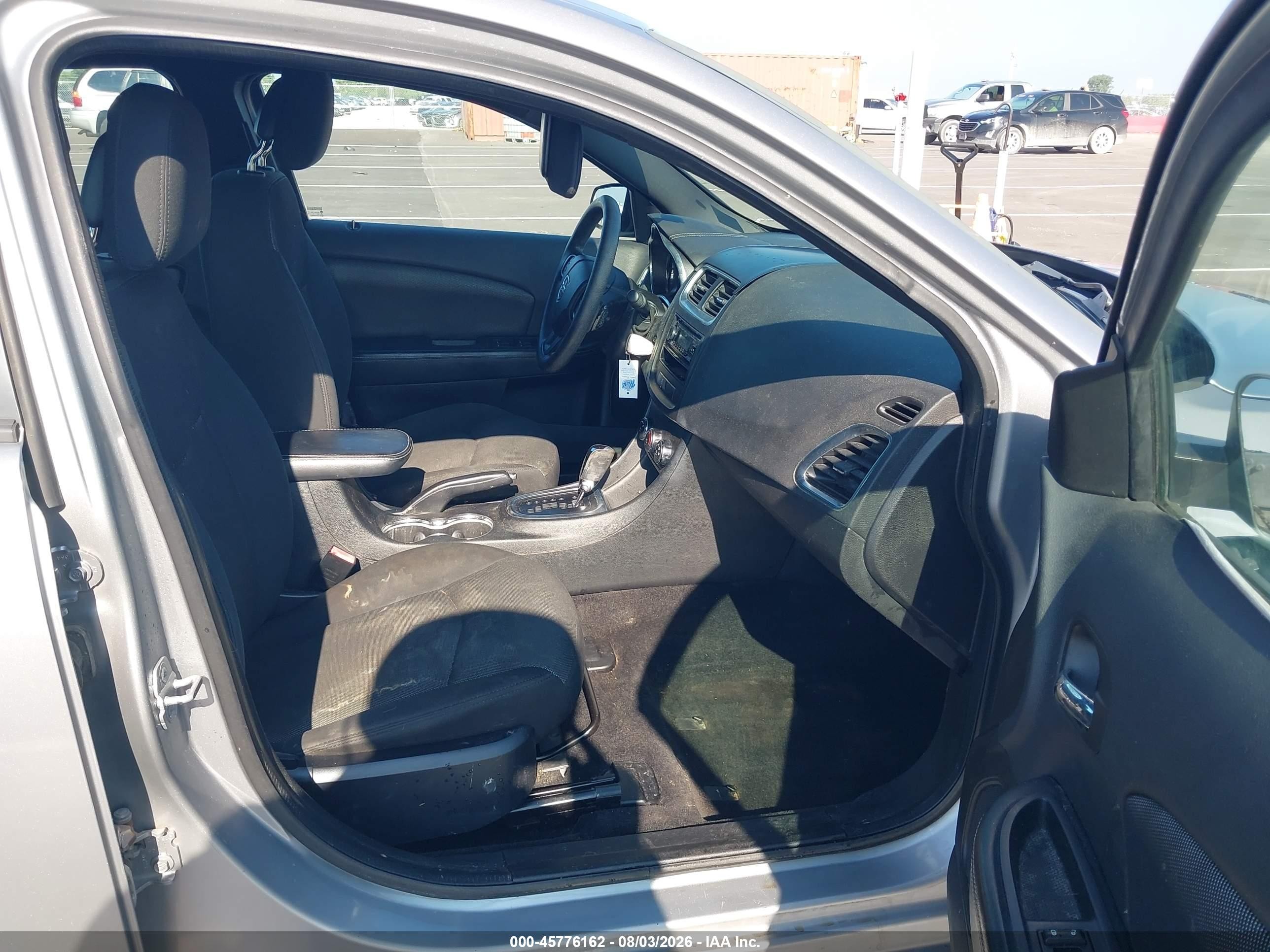 2014 Dodge Avenger Se Silver vin: 1C3CDZAB8EN161118