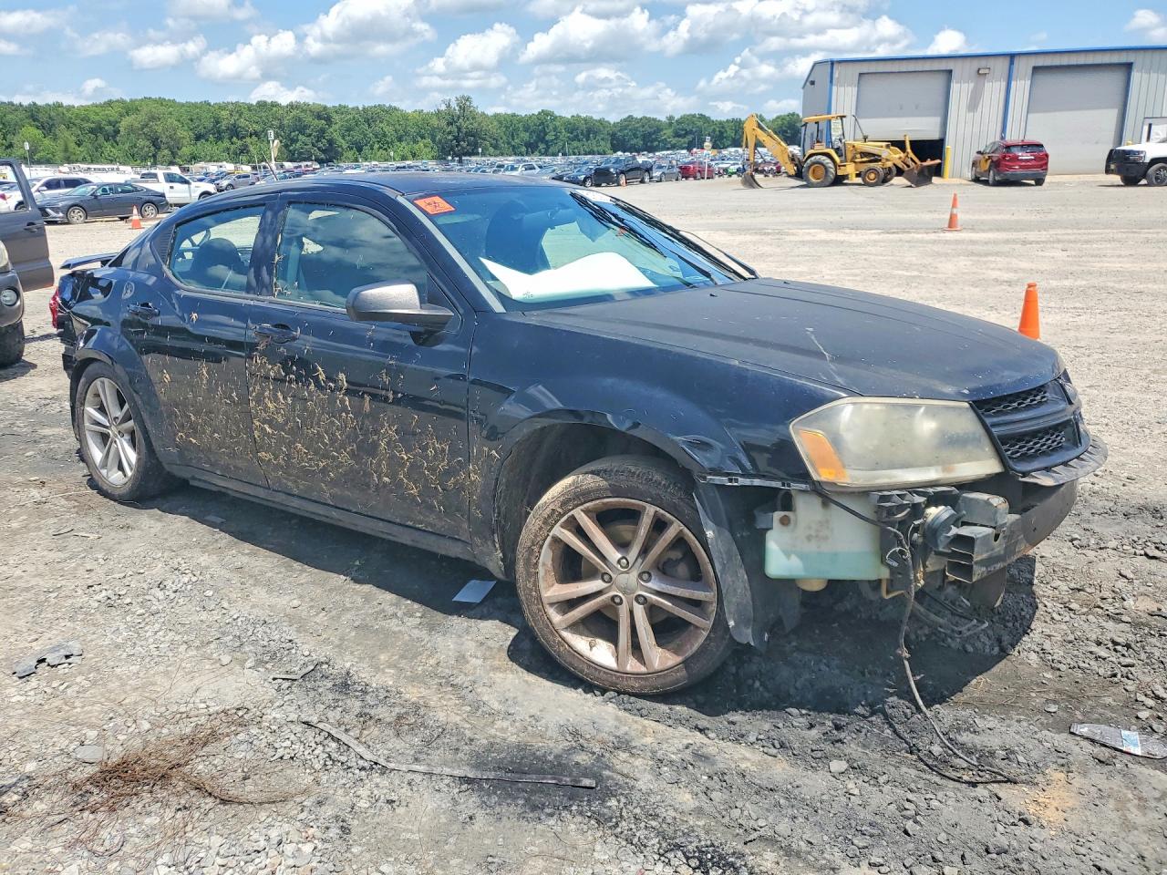 2014 Dodge Avenger Se Black vin: 1C3CDZAB8EN162477