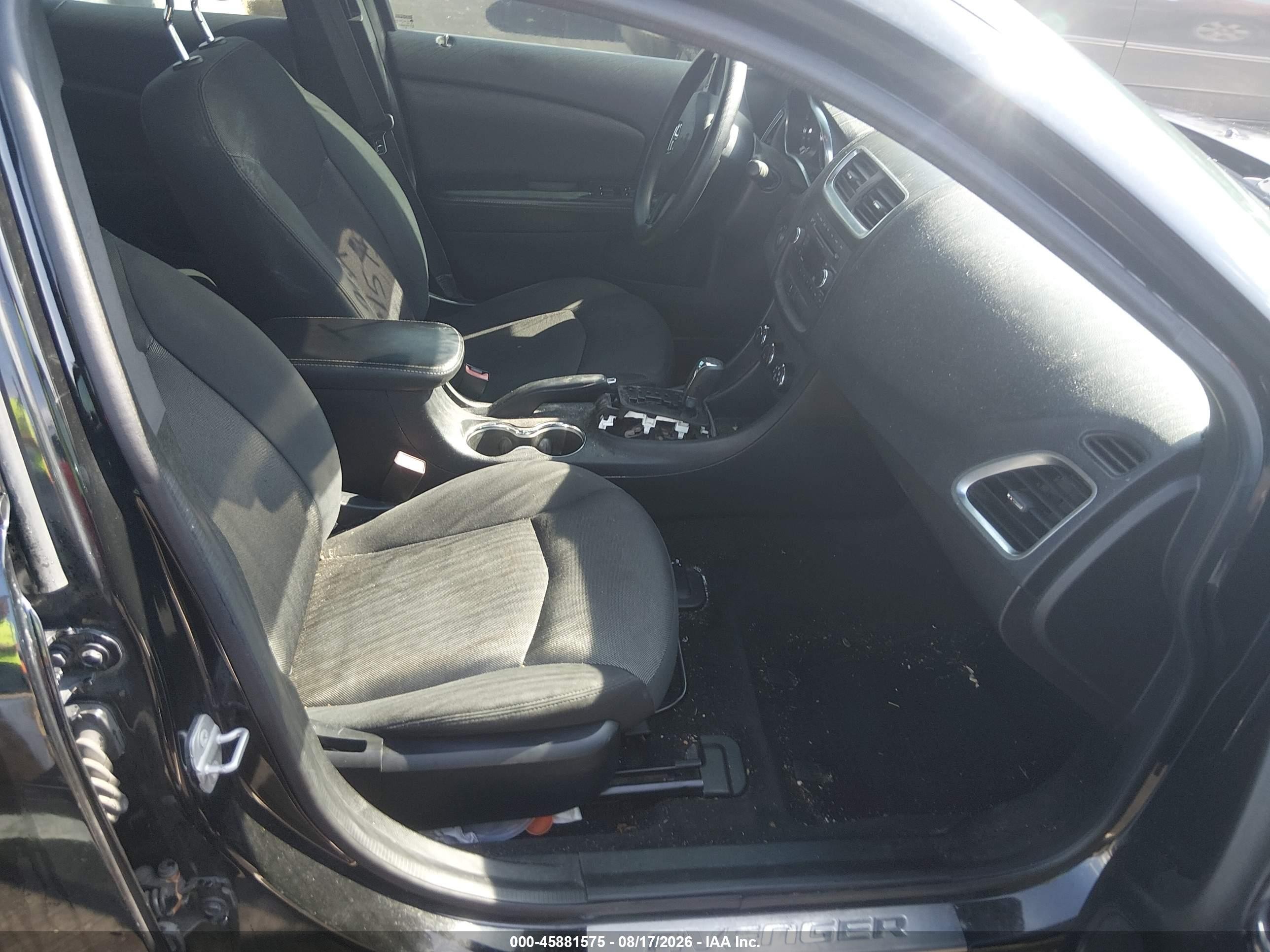 2014 Dodge Avenger Se Черный vin: 1C3CDZAB8EN165590