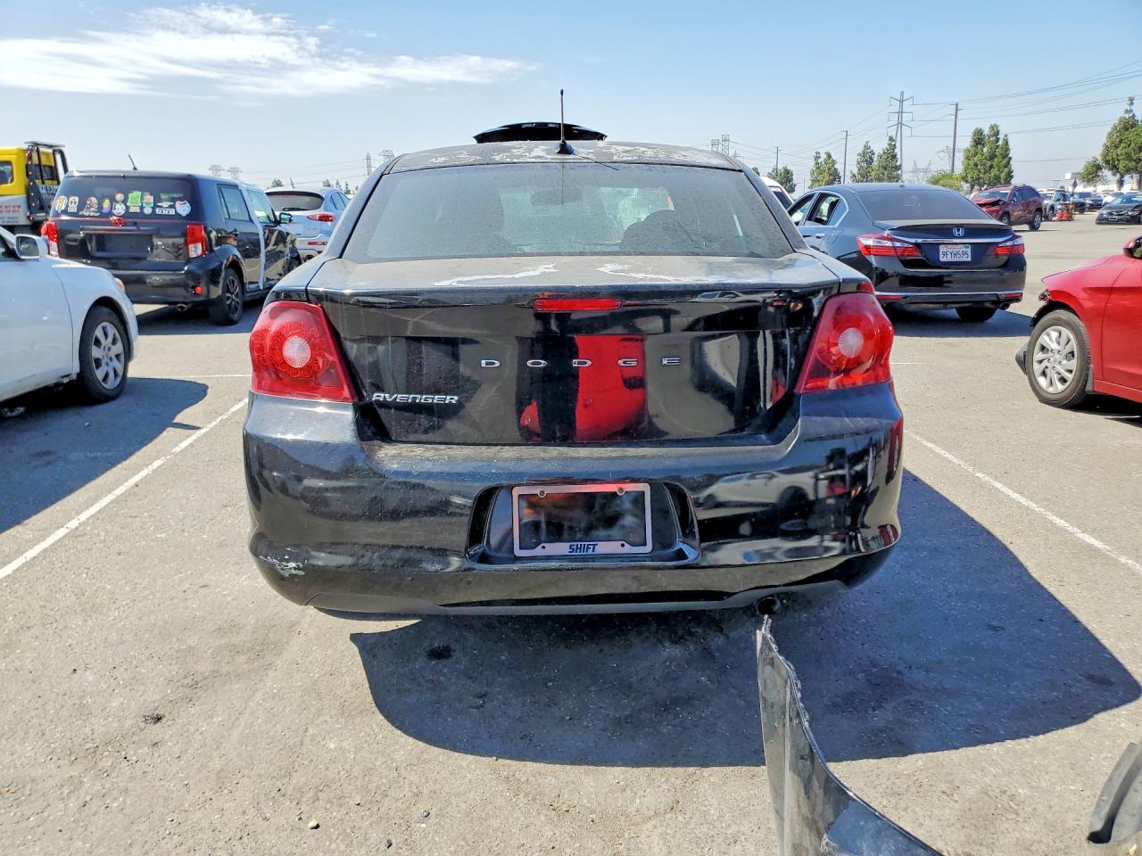 2014 Dodge Avenger Se Черный vin: 1C3CDZAB8EN193471
