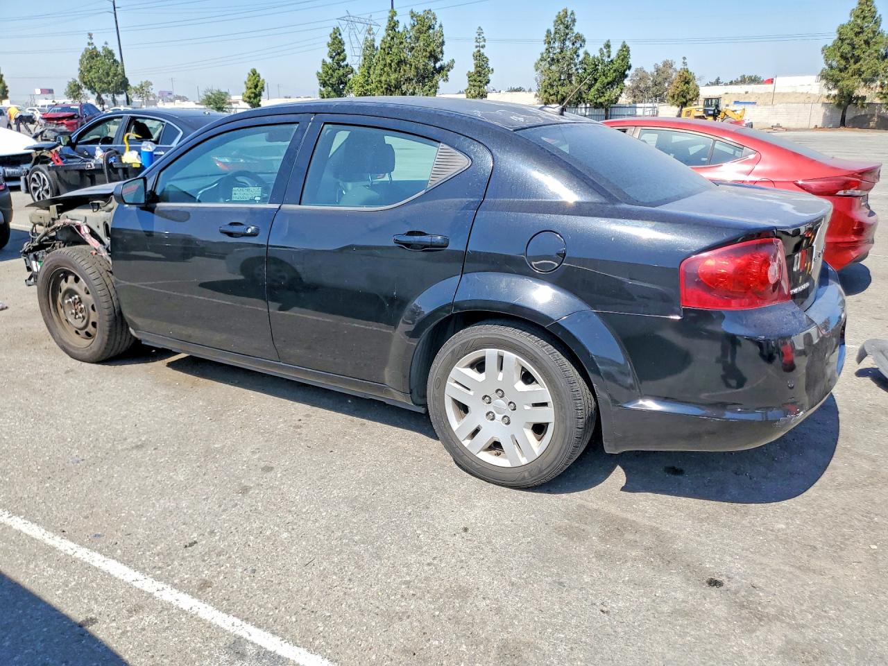 2014 Dodge Avenger Se Черный vin: 1C3CDZAB8EN193471