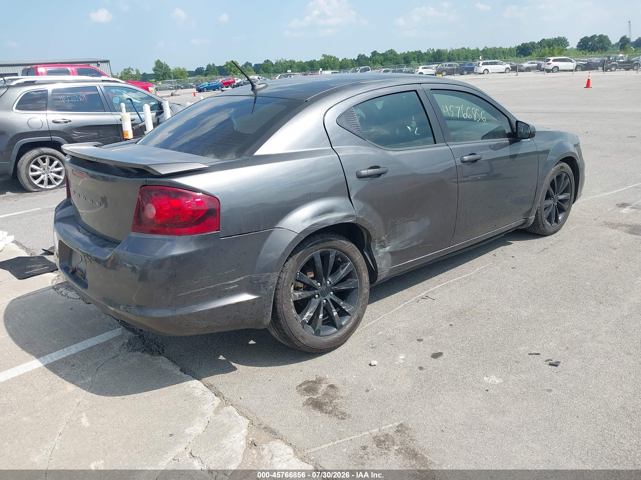 2014 Dodge Avenger Se Серый vin: 1C3CDZAB8EN222550