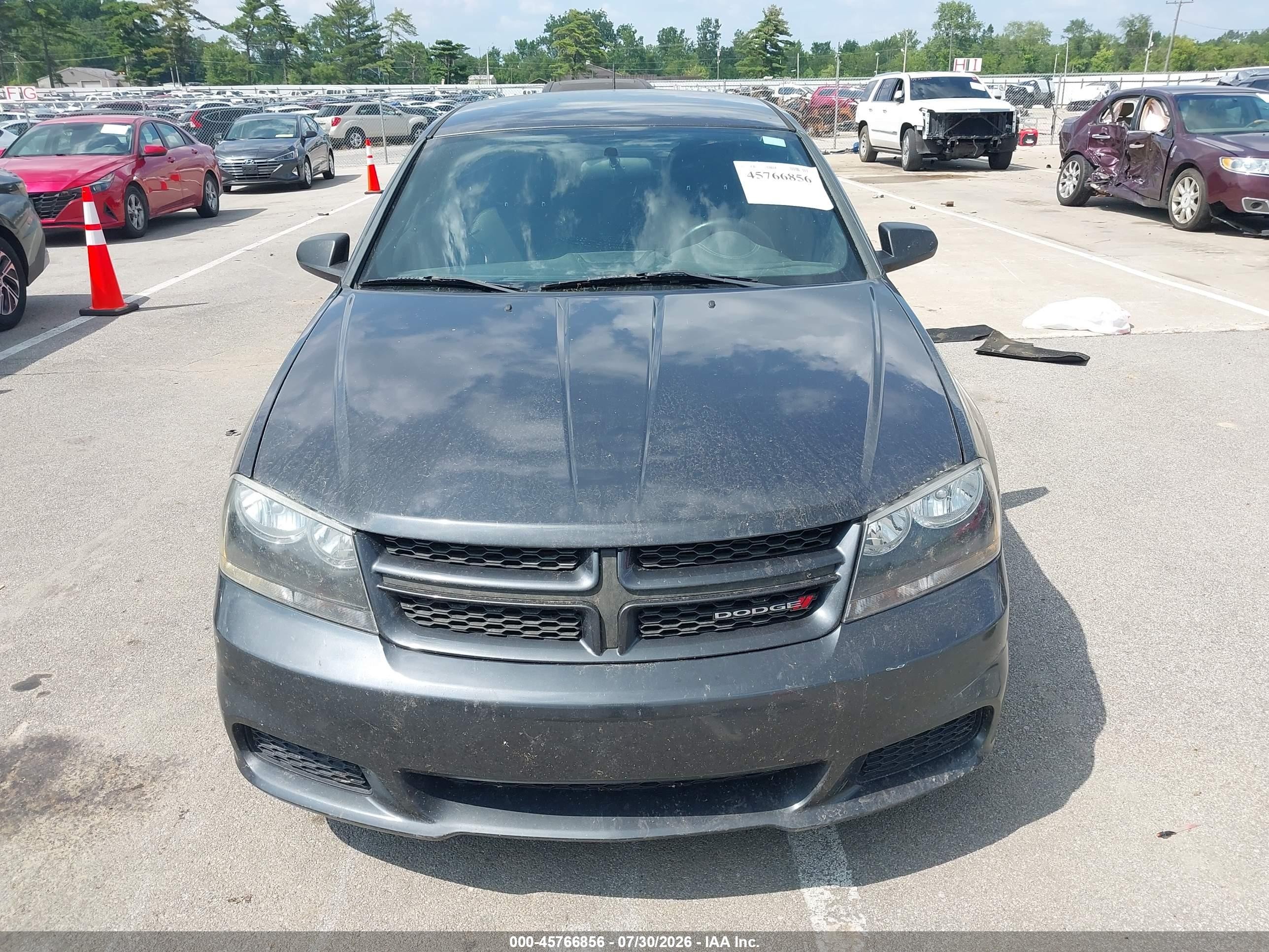 2014 Dodge Avenger Se Серый vin: 1C3CDZAB8EN222550