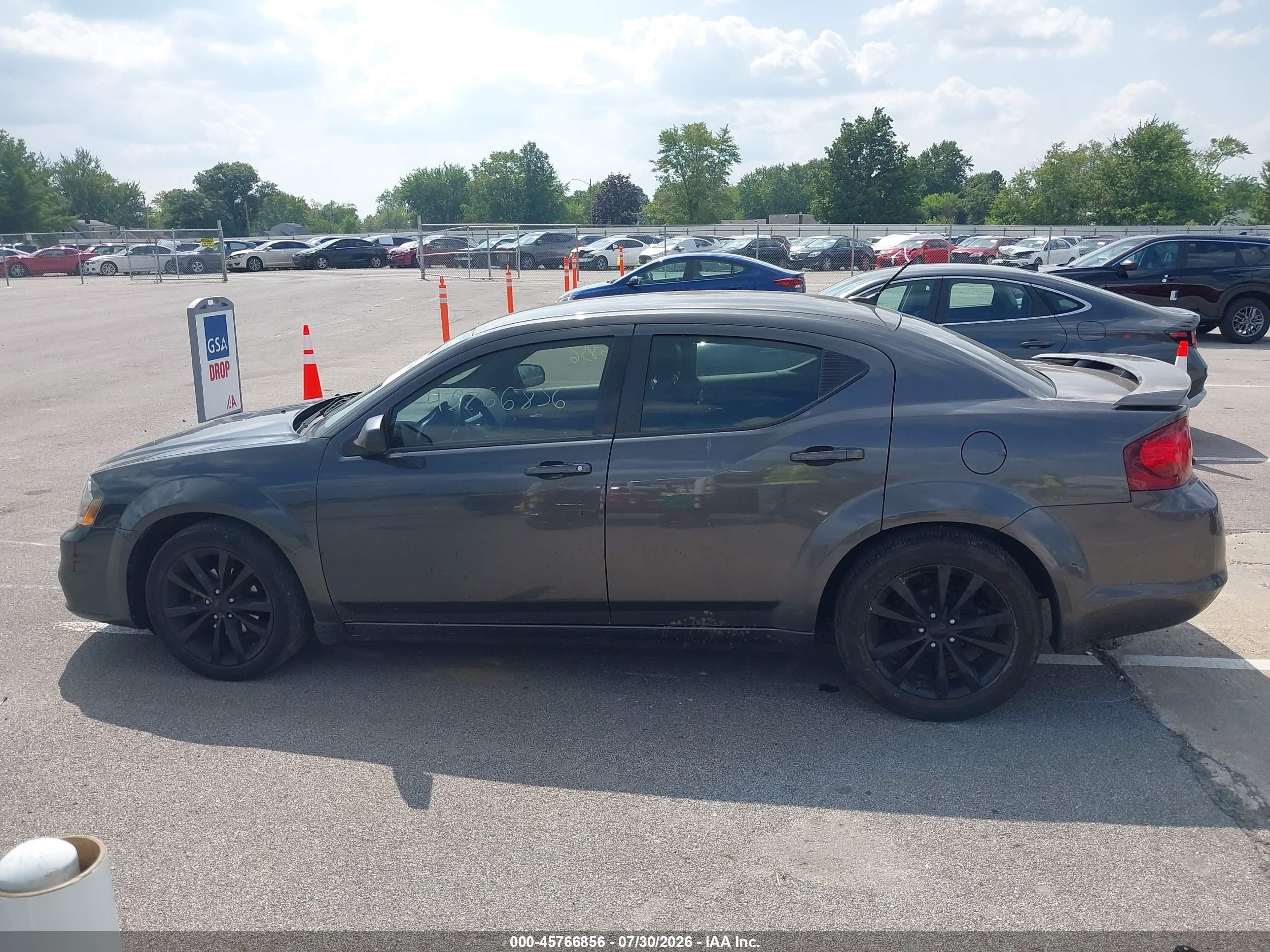 2014 Dodge Avenger Se Серый vin: 1C3CDZAB8EN222550