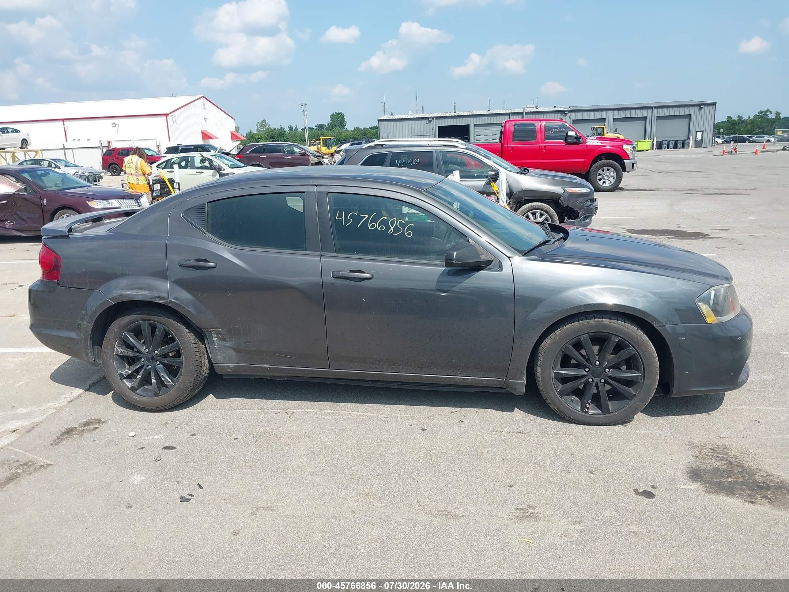 2014 Dodge Avenger Se Серый vin: 1C3CDZAB8EN222550