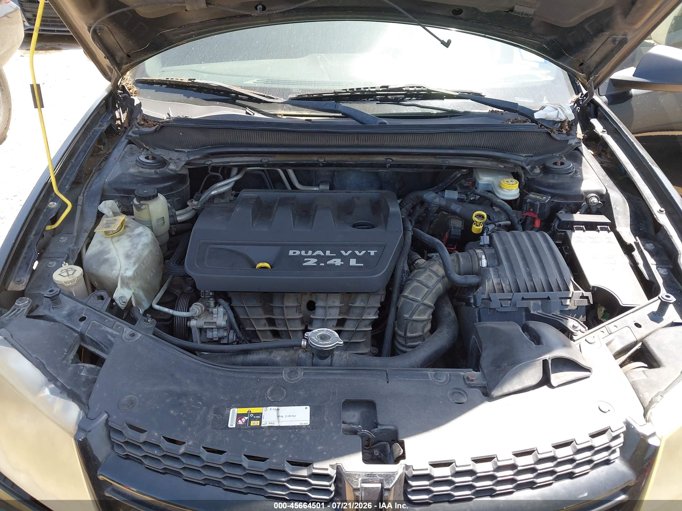 2014 Dodge Avenger Se Black vin: 1C3CDZAB8EN229126