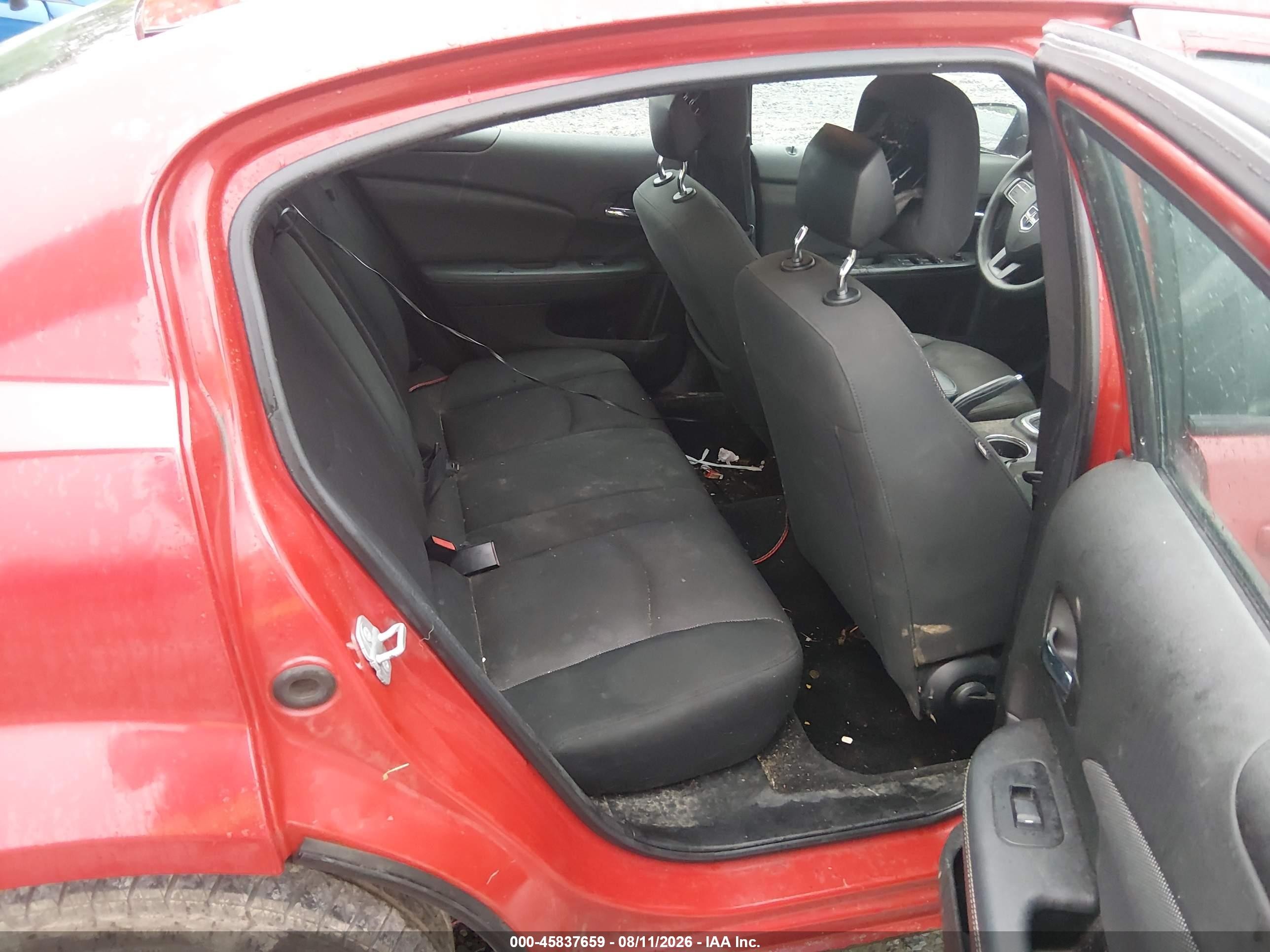 2014 Dodge Avenger Se Red vin: 1C3CDZAB8EN237565